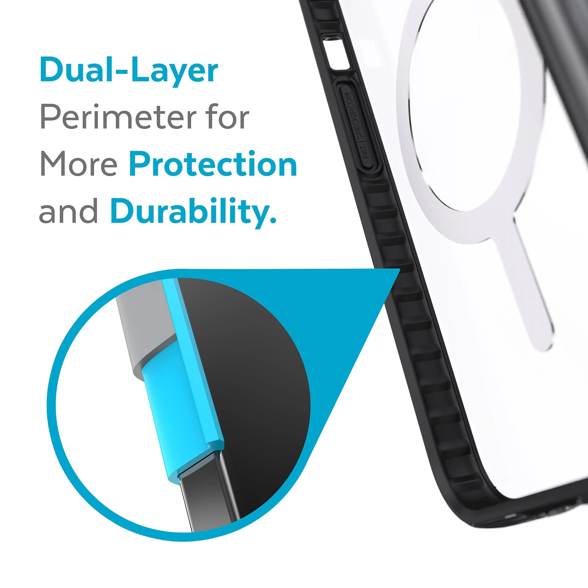 Presidio Perfect-Clear with Impact Geometry MagSafe iPhone 13 Pro Max Cases - Image 12