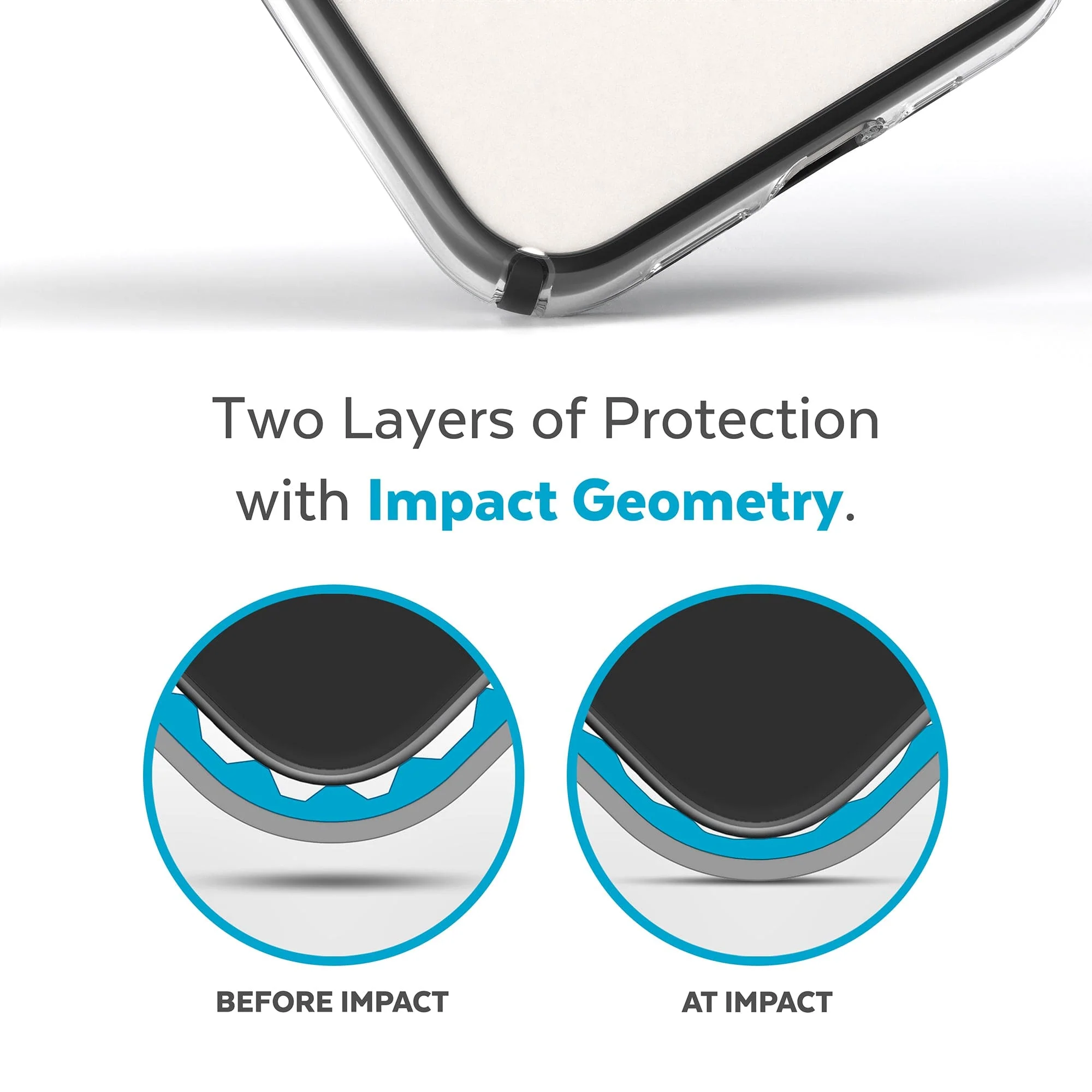 Presidio Perfect-Clear with Impact Geometry MagSafe Apple iPhone 14 Case - Image 11