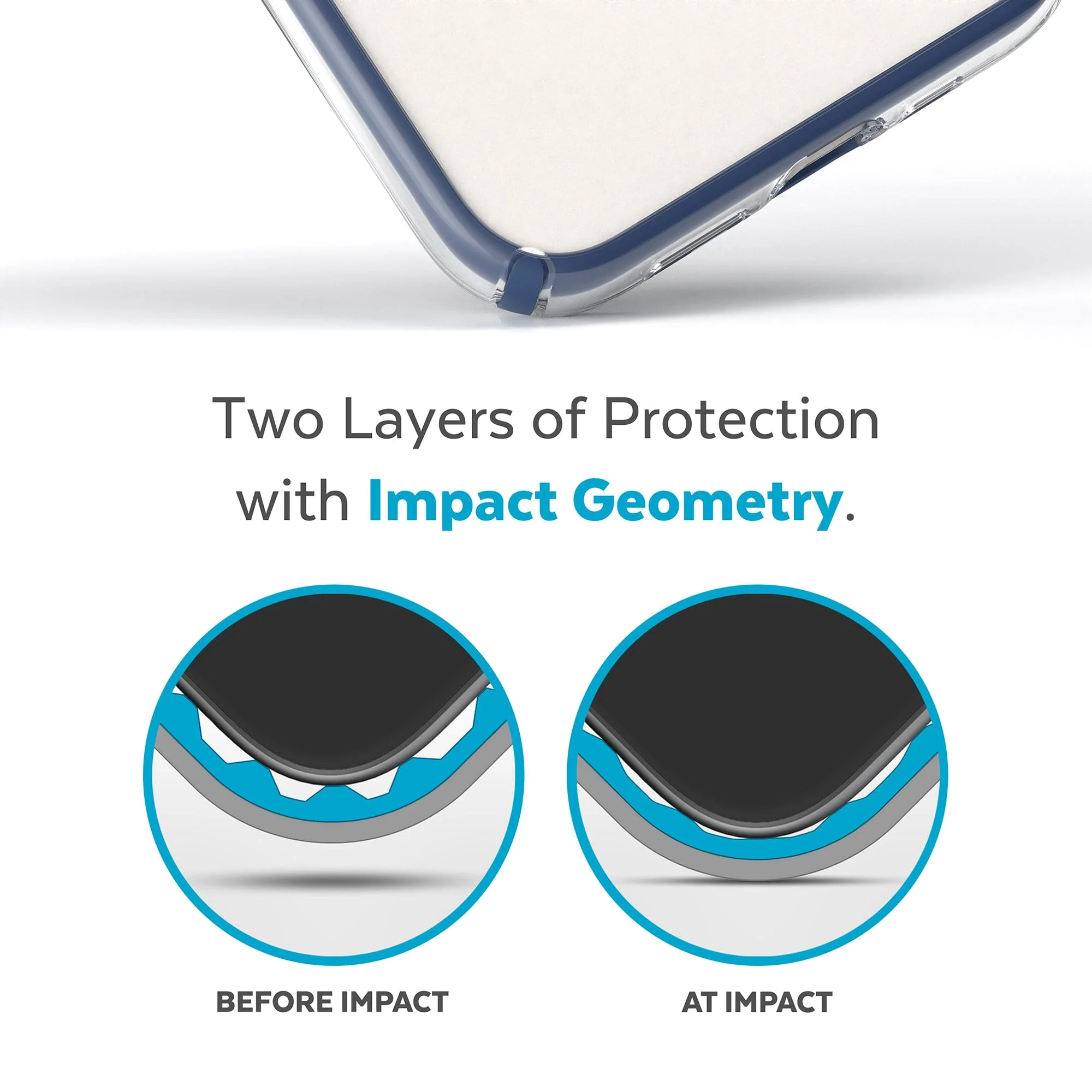 Presidio Perfect-Clear with Impact Geometry MagSafe Apple iPhone 14 Case - Image 19
