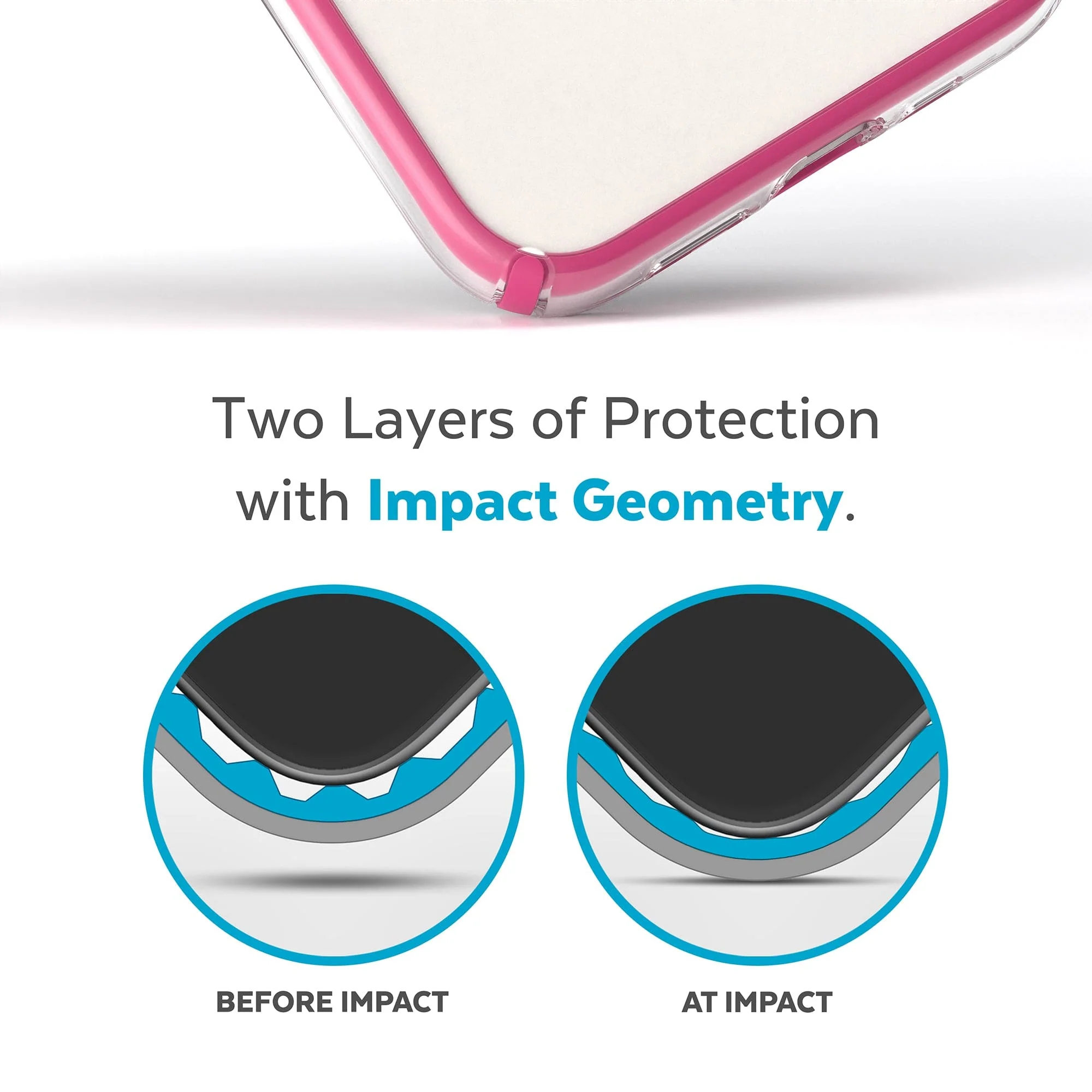 Presidio Perfect-Clear with Impact Geometry MagSafe Apple iPhone 14 Case - Image 27