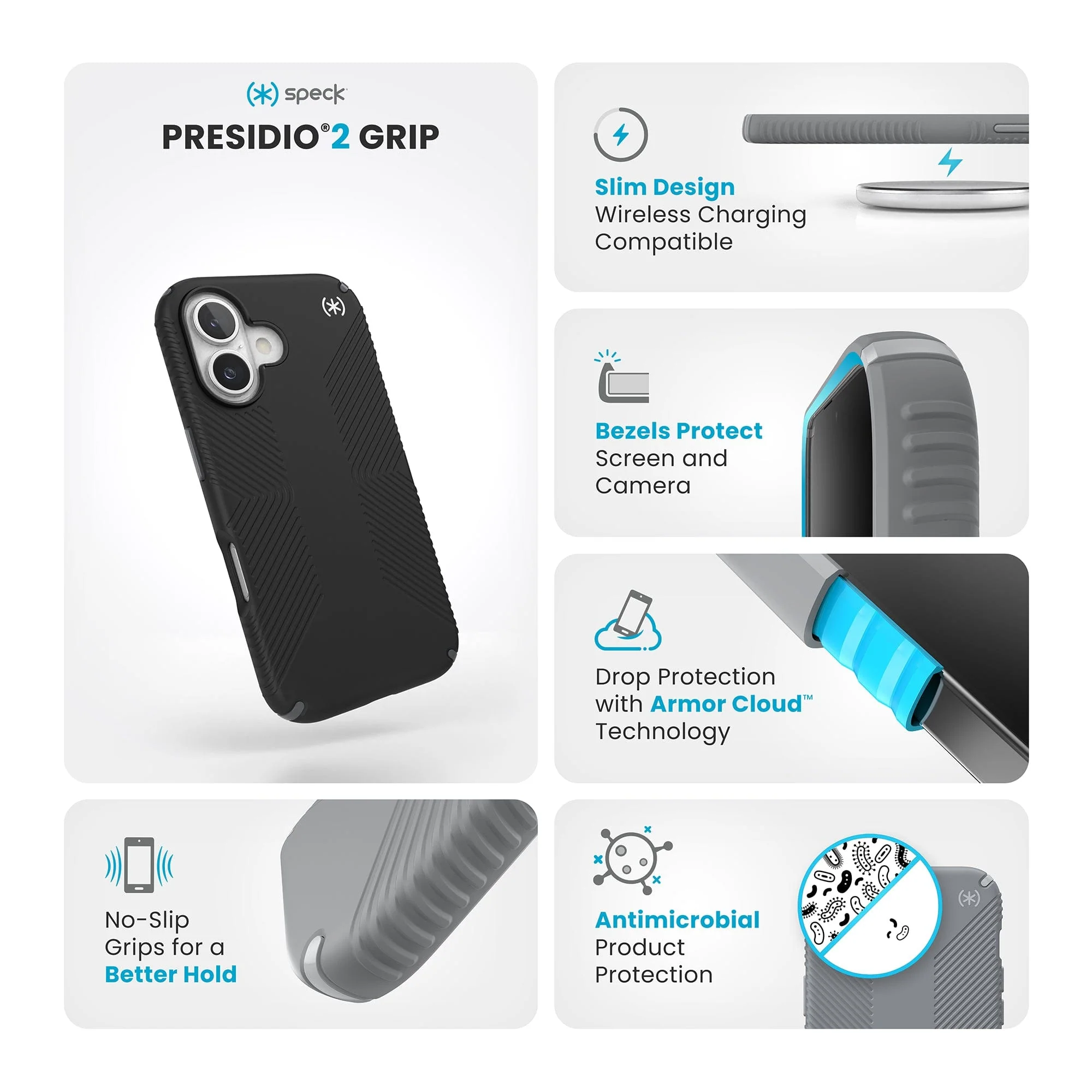 Presidio2 Grip Apple iPhone 16 Case - Image 30