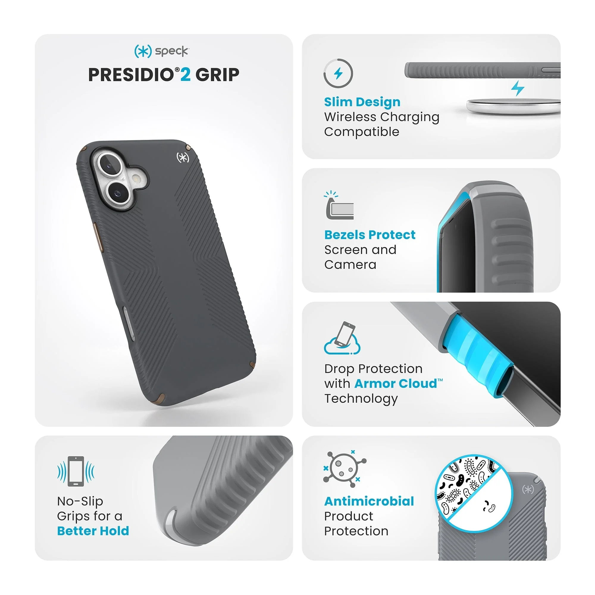 Presidio2 Grip Apple iPhone 16 Plus Case - Image 10