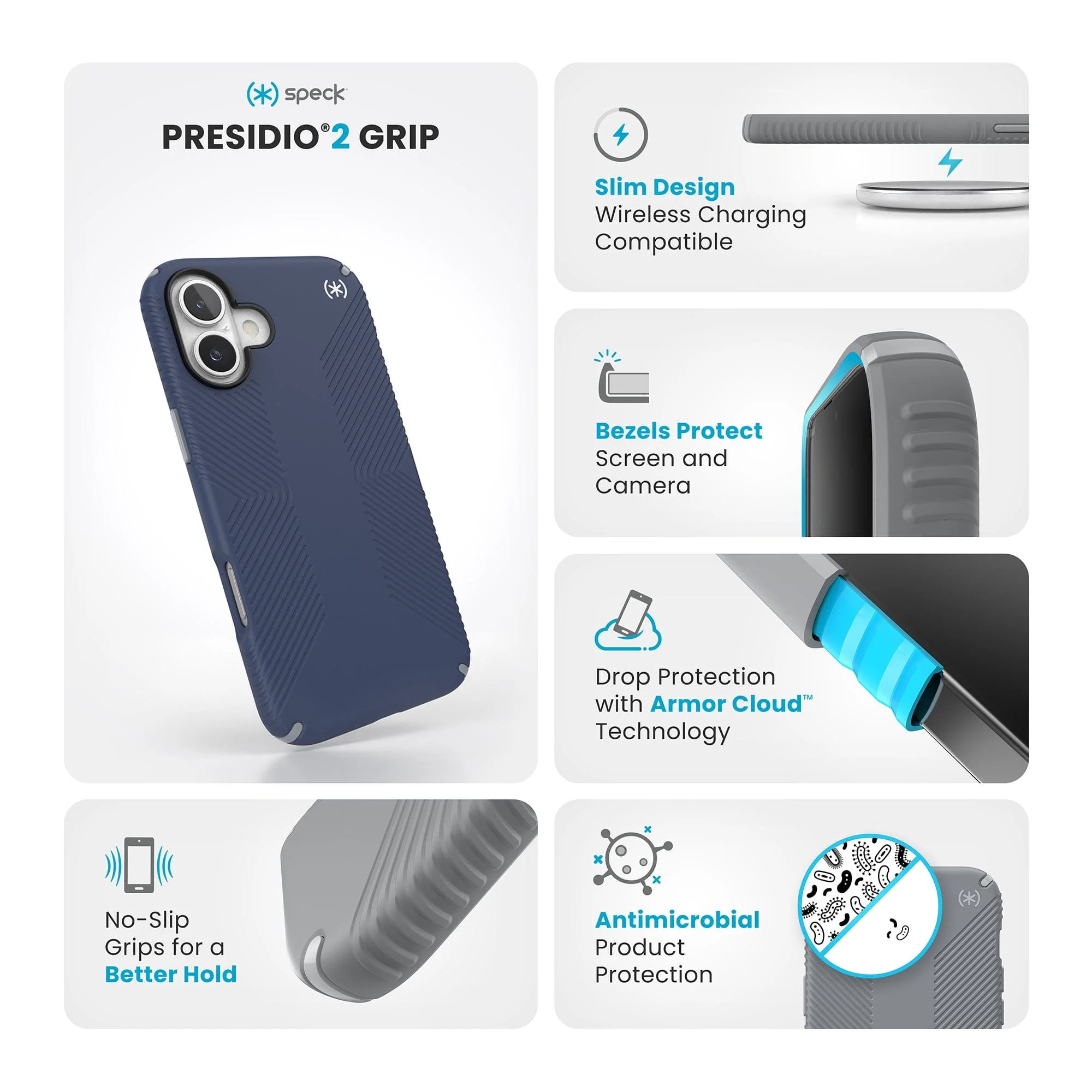 Presidio2 Grip Apple iPhone 16 Plus Case - Image 20