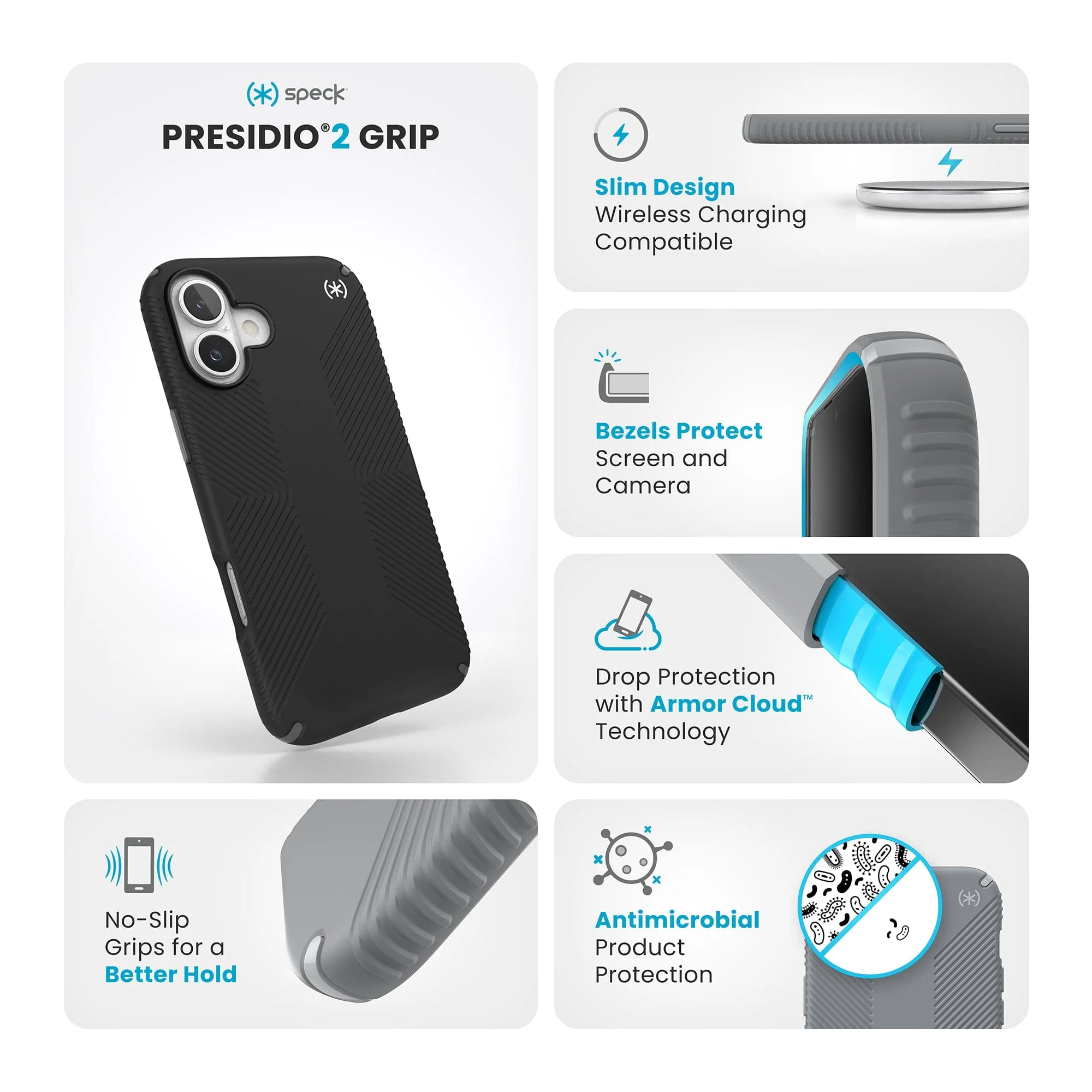 Presidio2 Grip Apple iPhone 16 Plus Case - Image 30