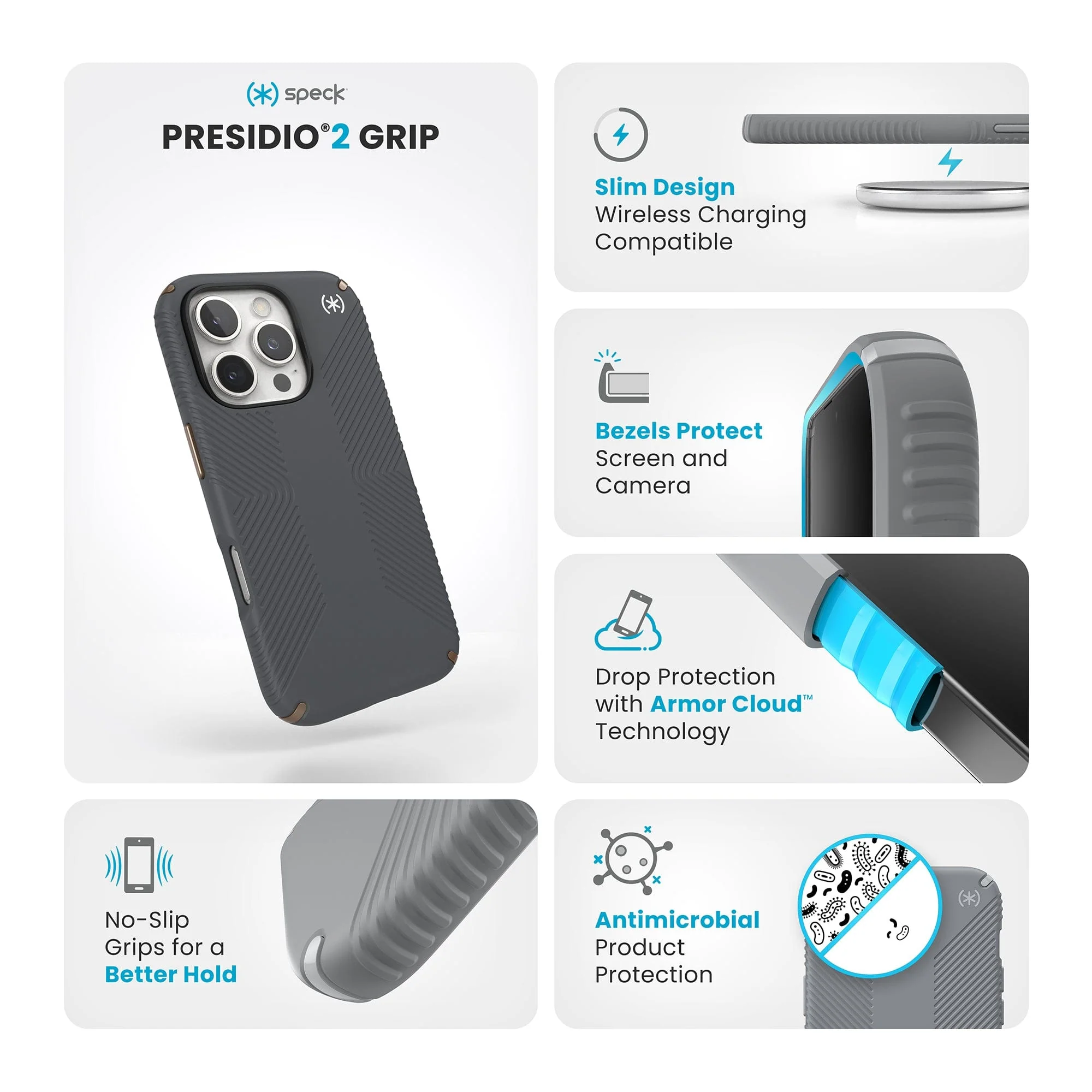 Presidio2 Grip Apple iPhone 16 Pro Case - Image 10