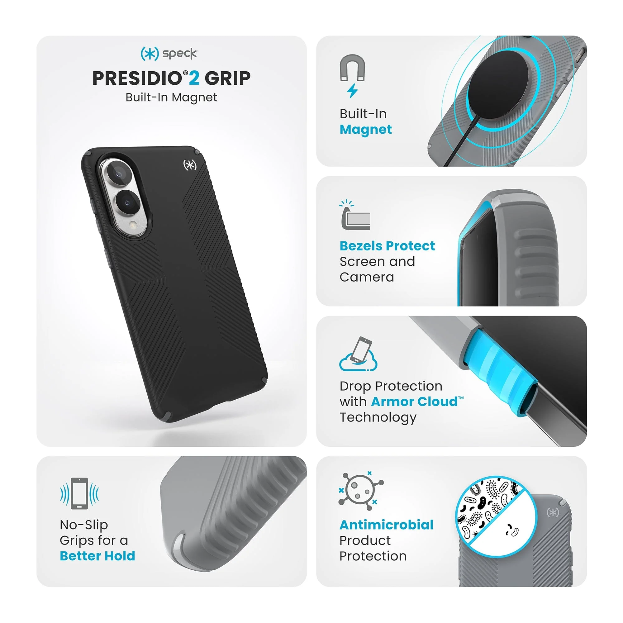 Presidio2 Grip Magnet Samsung Galaxy S25 Edge Cases - Image 10