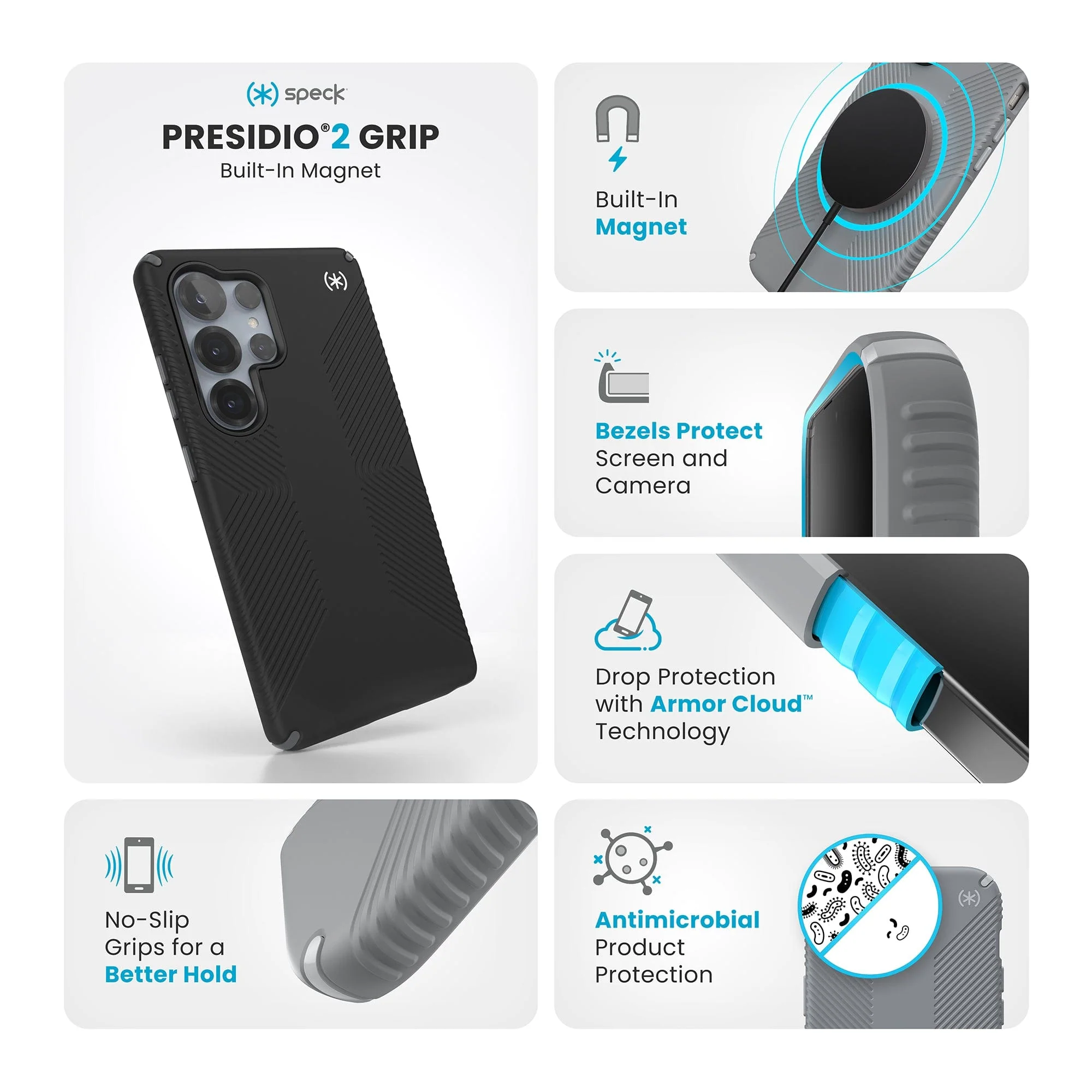Presidio2 Grip Magnet Samsung Galaxy S25 Ultra Cases - Image 20