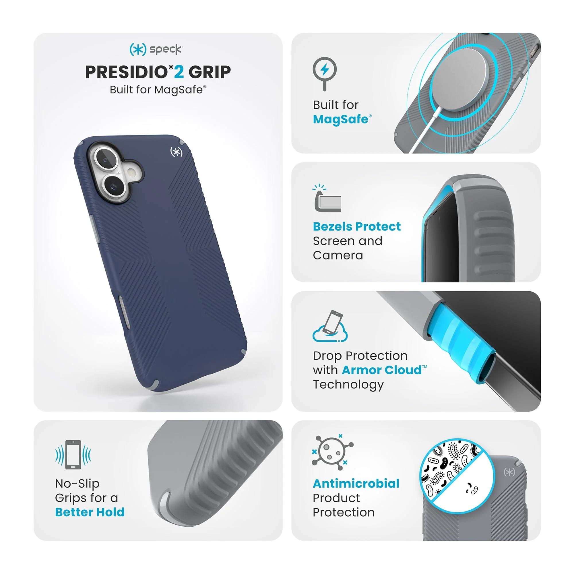 Presidio2 Grip MagSafe Apple iPhone 16 Plus Case - Image 20