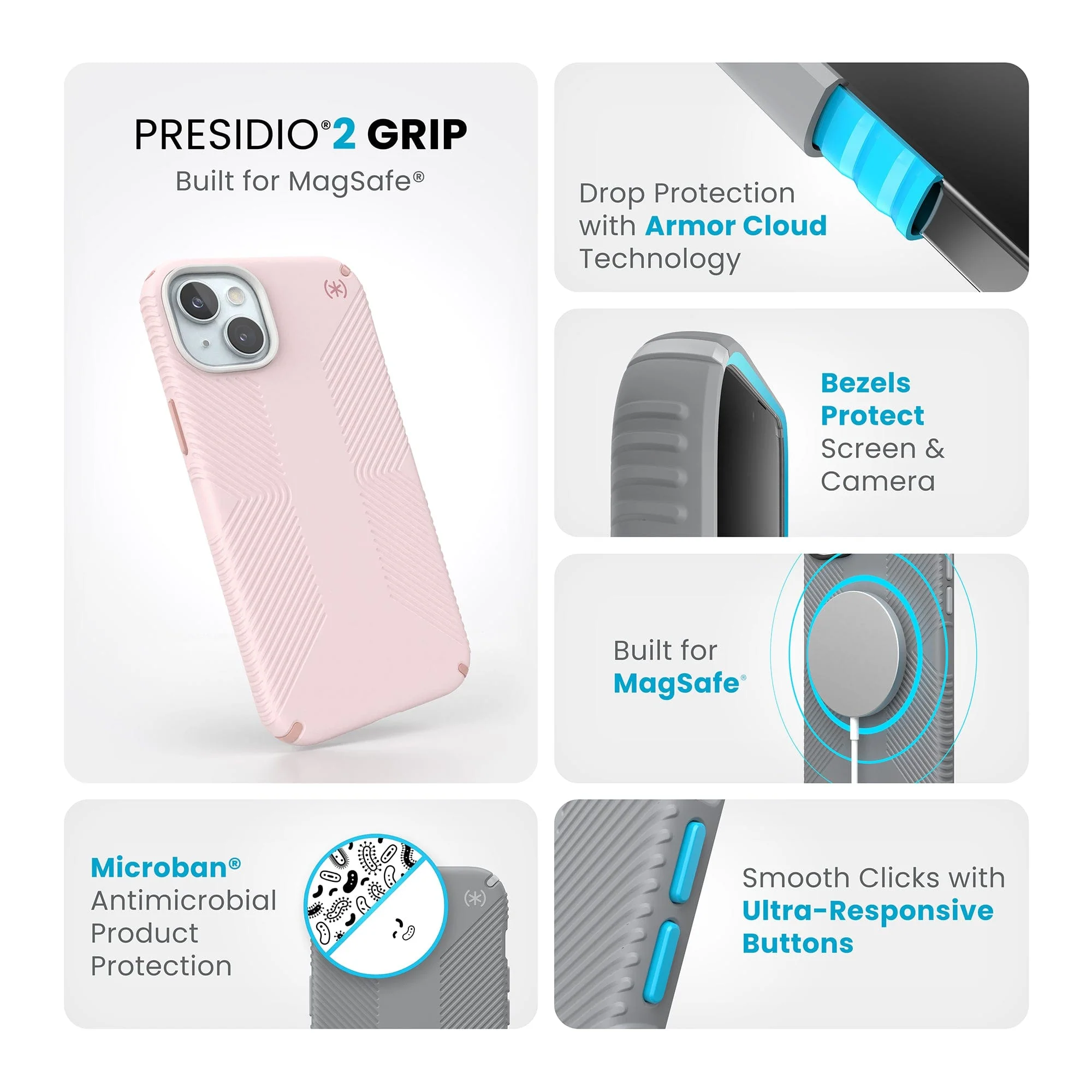 Presidio2 Grip MagSafe iPhone 15 Plus Cases - Image 36