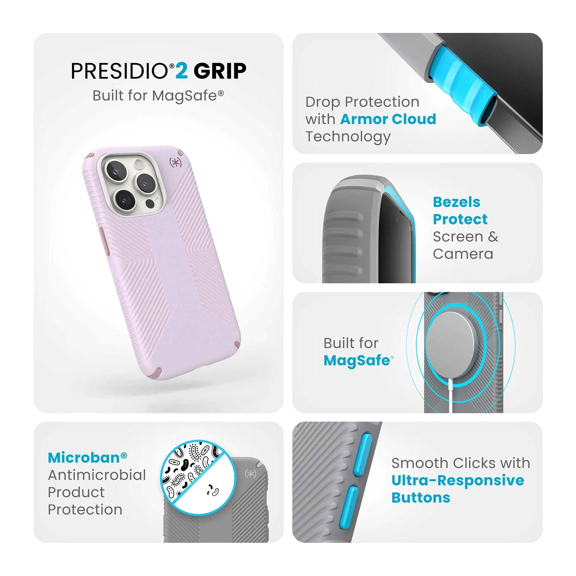 Presidio2 Grip MagSafe iPhone 15 Pro Cases - Image 27