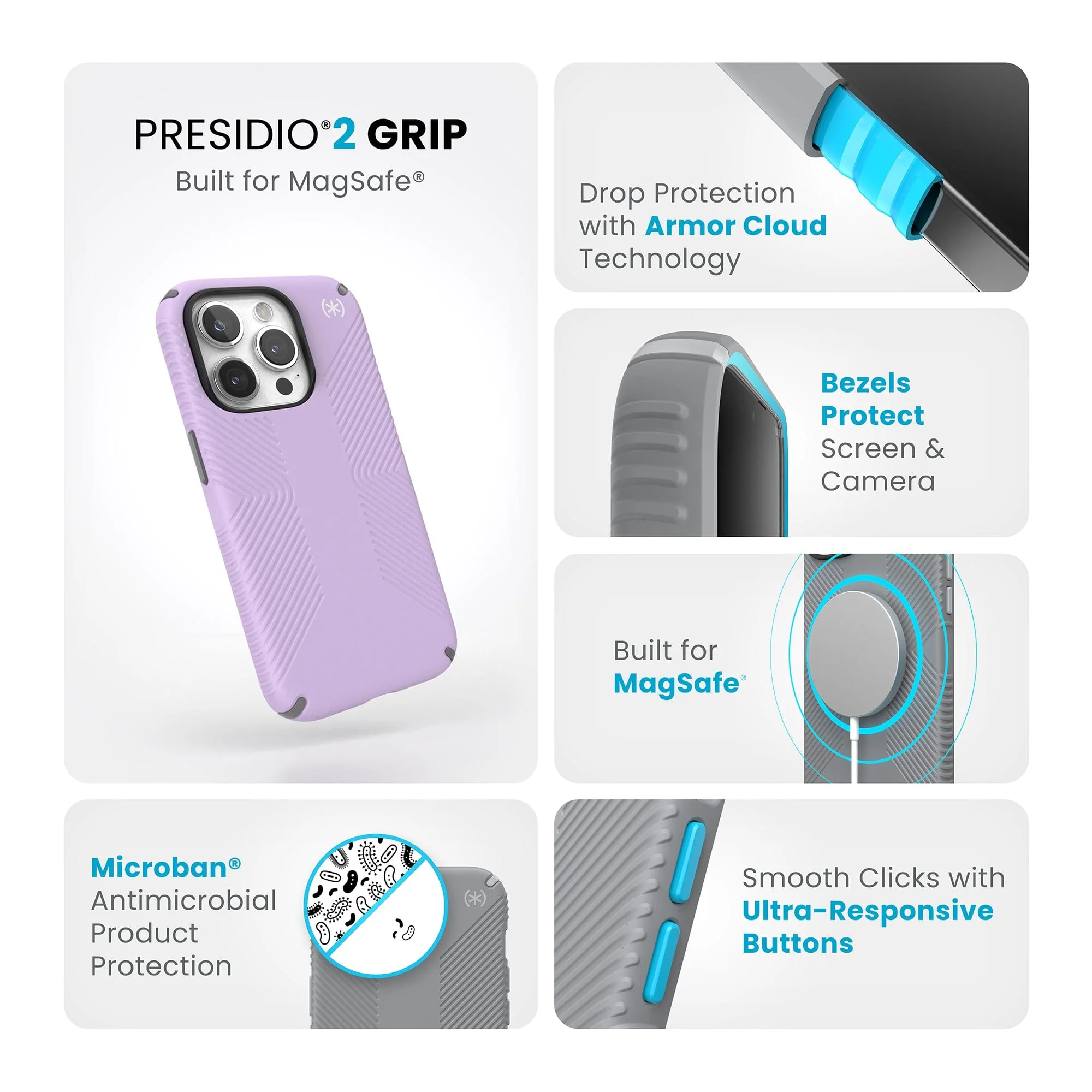 Presidio2 Grip MagSafe iPhone 15 Pro Cases - Image 36