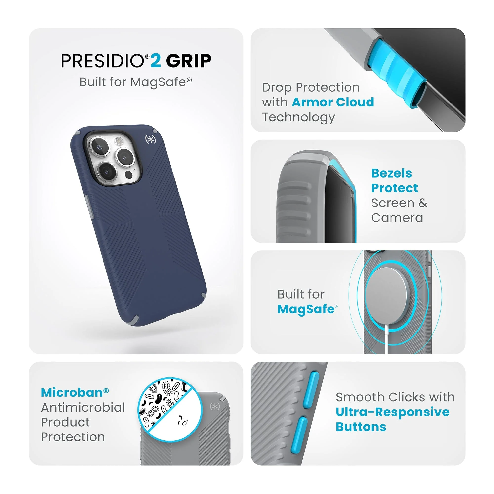 Presidio2 Grip MagSafe iPhone 15 Pro Cases - Image 9