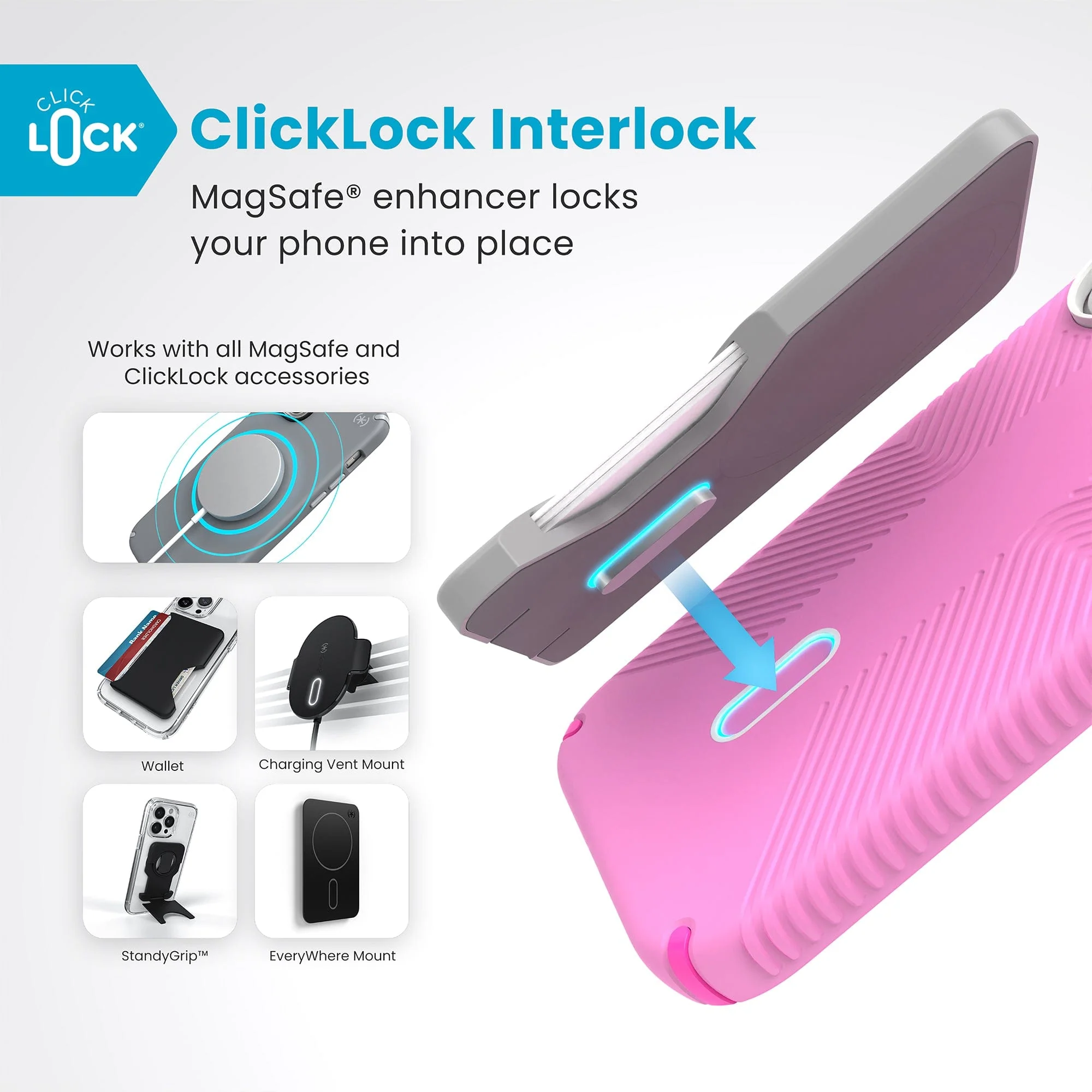 Presidio2 Grip MagSafe with ClickLock Apple iPhone 16 Case - Image 2