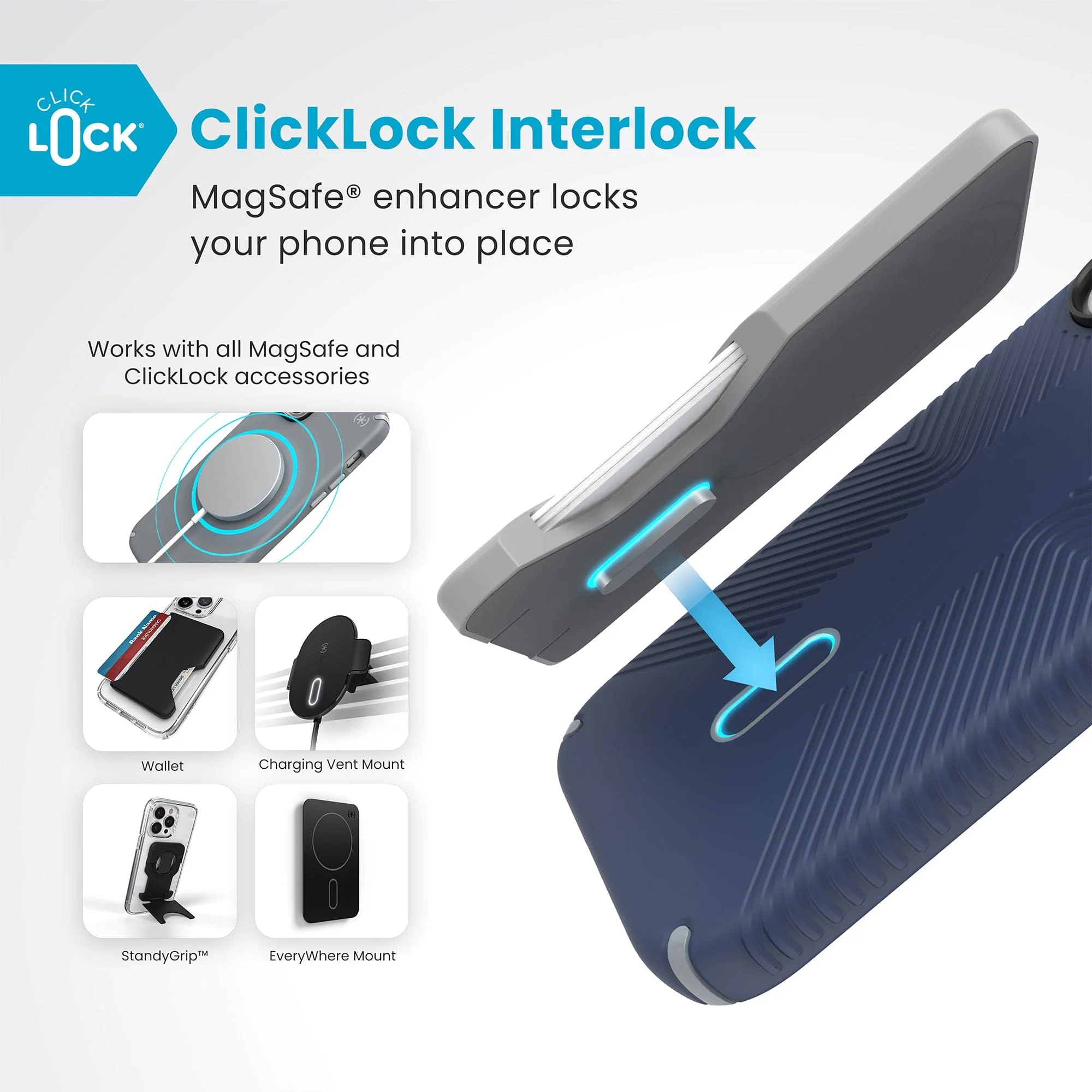Presidio2 Grip MagSafe with ClickLock Apple iPhone 16 Case - Image 22