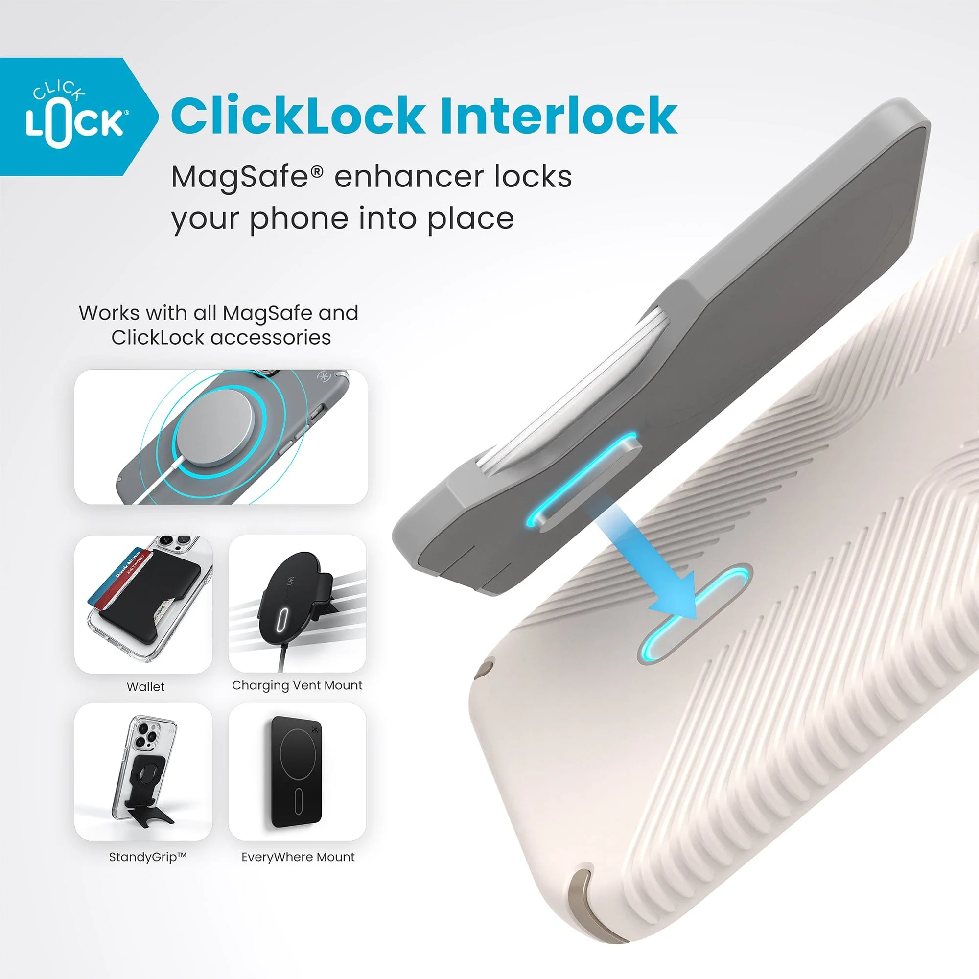 Presidio2 Grip MagSafe with ClickLock Apple iPhone 16 Plus Case - Image 2