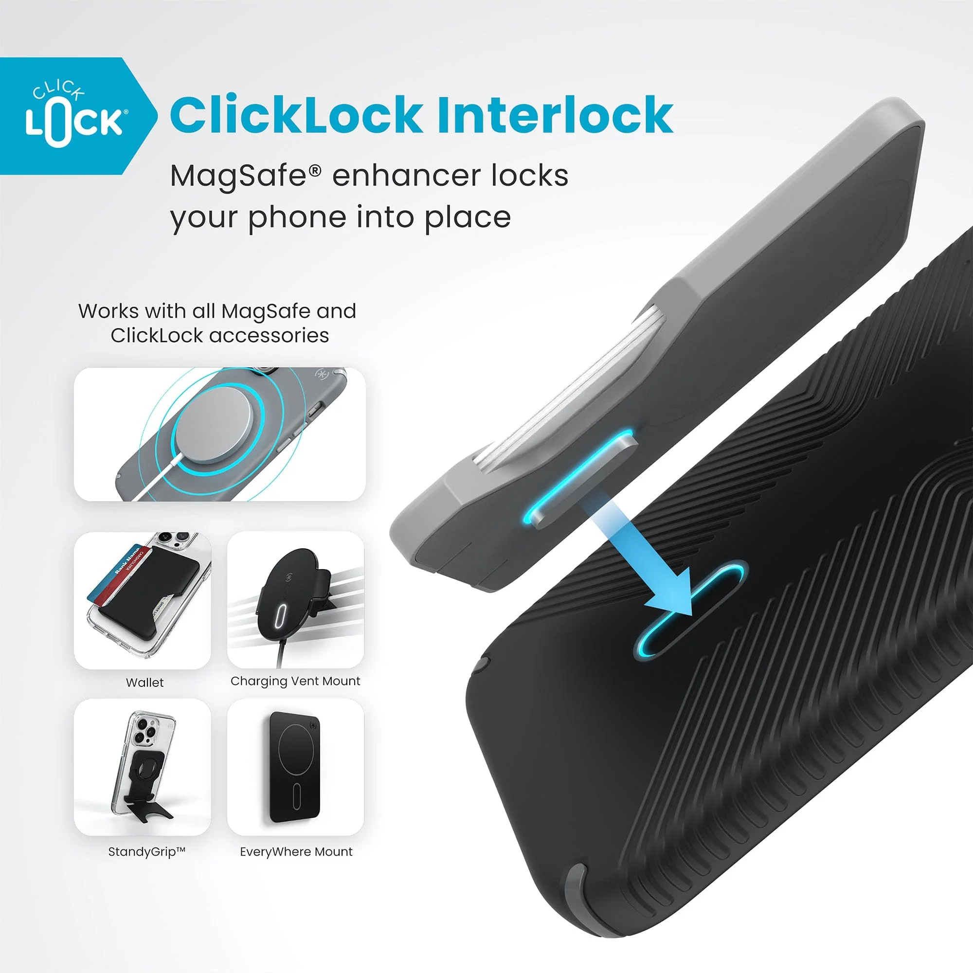 Presidio2 Grip MagSafe with ClickLock Apple iPhone 16 Plus Case - Image 22