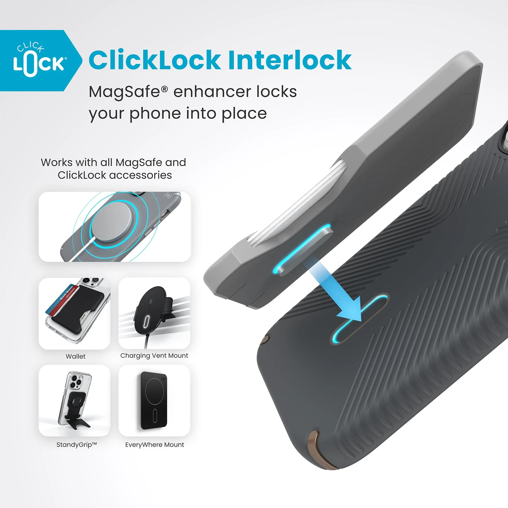 Presidio2 Grip MagSafe with ClickLock Apple iPhone 16 Pro Case - Image 42