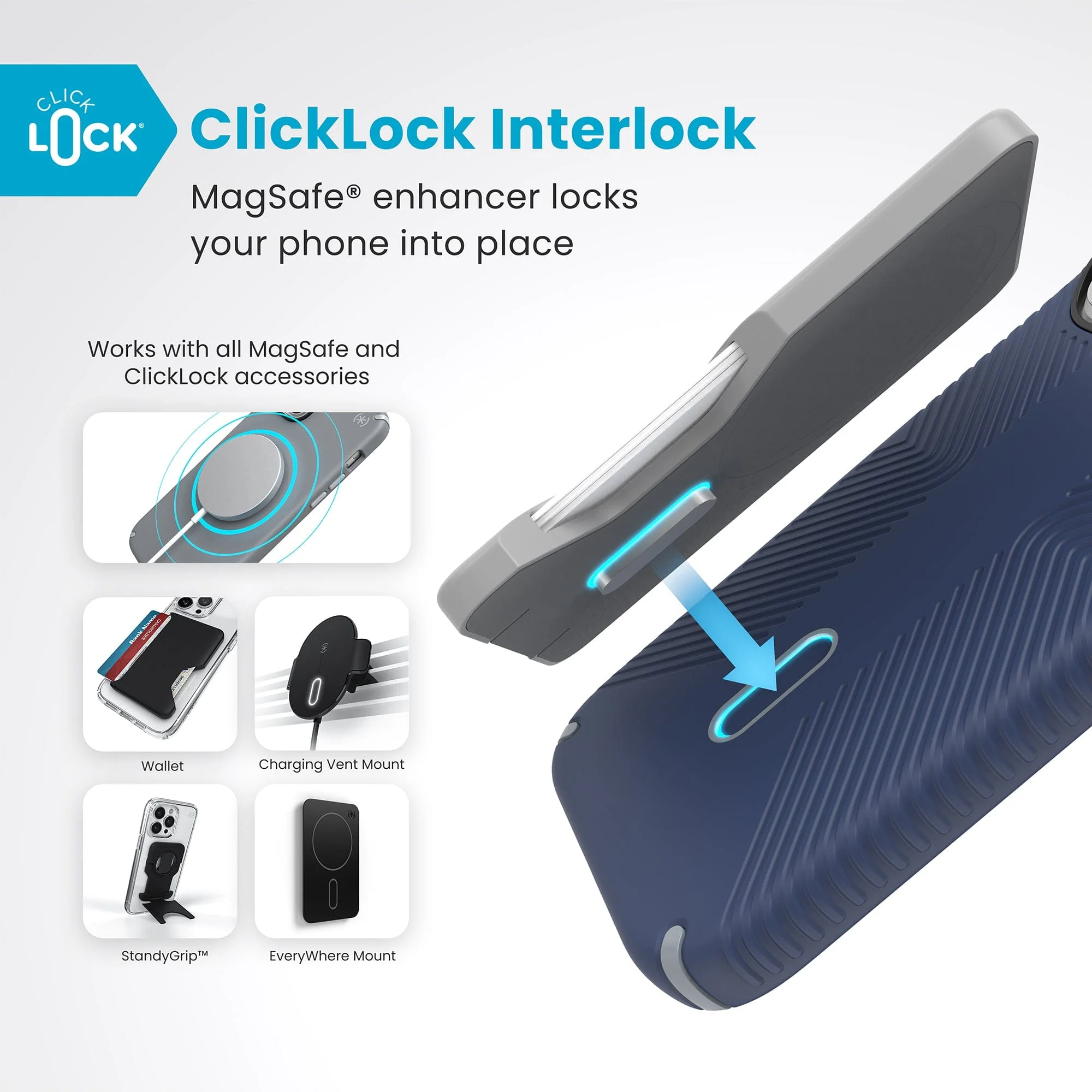 Presidio2 Grip MagSafe with ClickLock Apple iPhone 16 Pro Case - Image 52