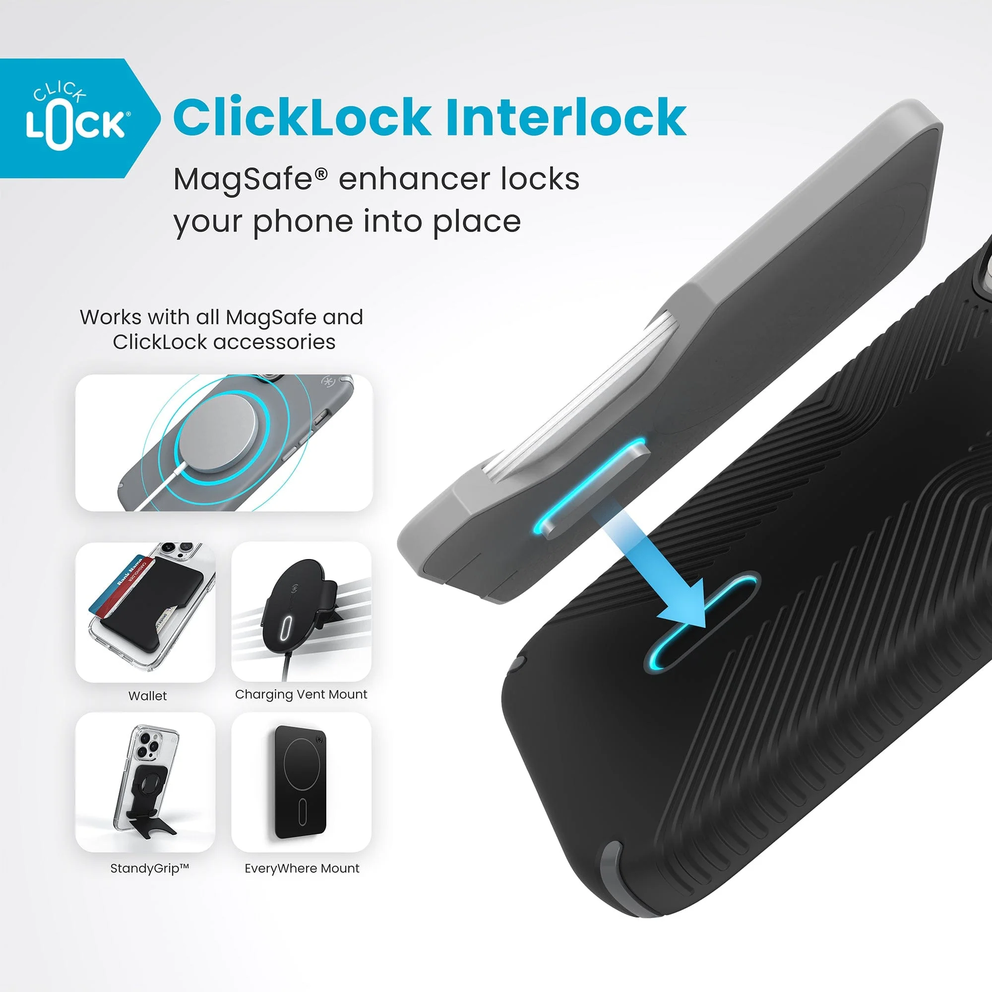 Presidio2 Grip MagSafe with ClickLock Apple iPhone 16 Pro Case - Image 62
