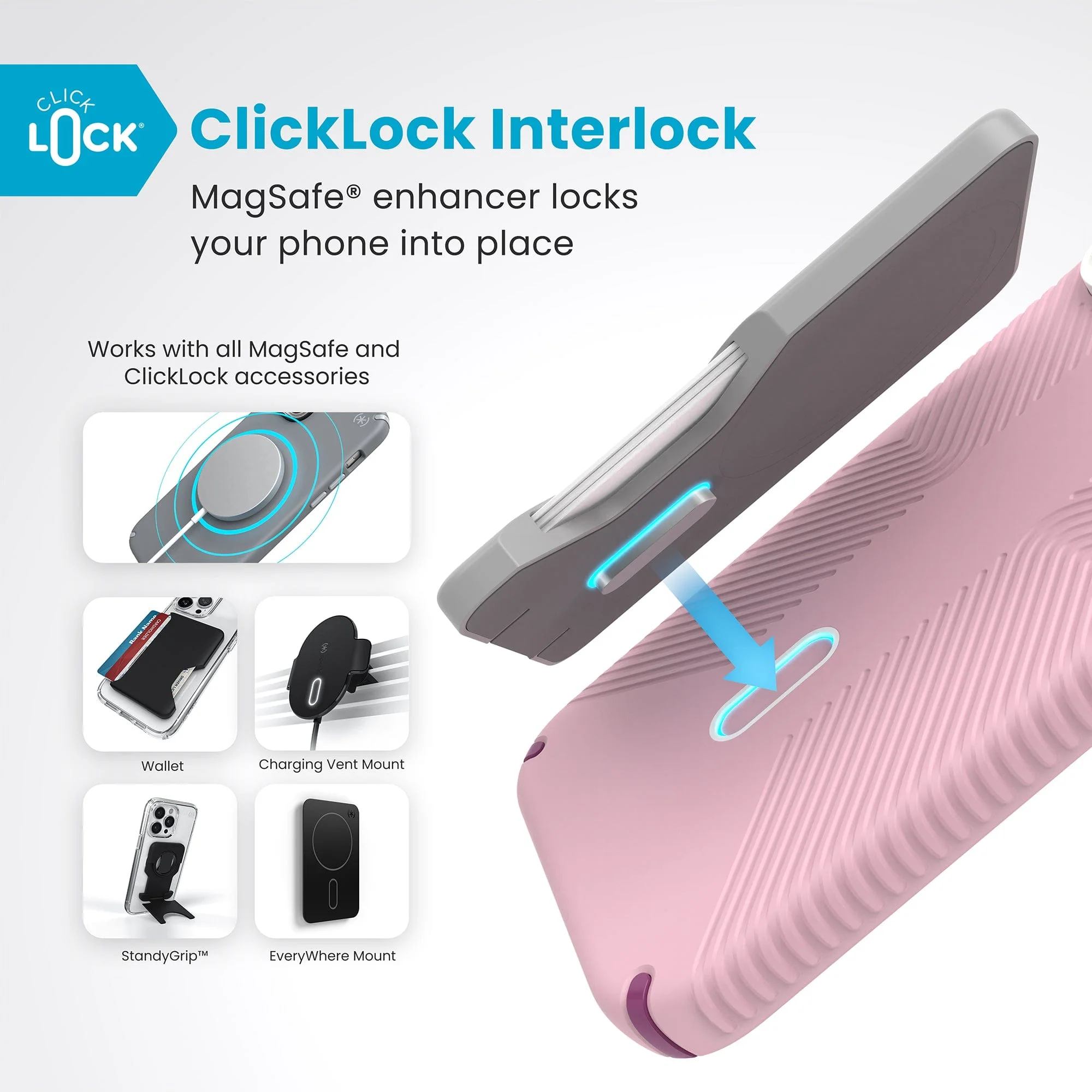 Presidio2 Grip MagSafe with ClickLock Apple iPhone 16 Pro Max Case - Image 12