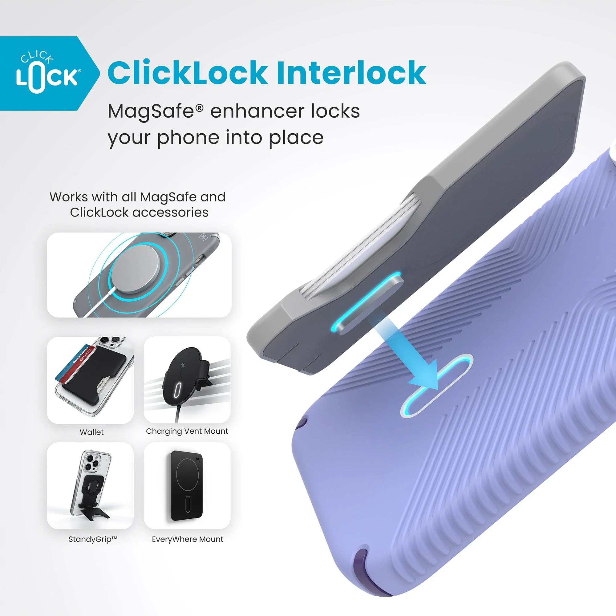 Presidio2 Grip MagSafe with ClickLock Apple iPhone 16 Pro Max Case - Image 2
