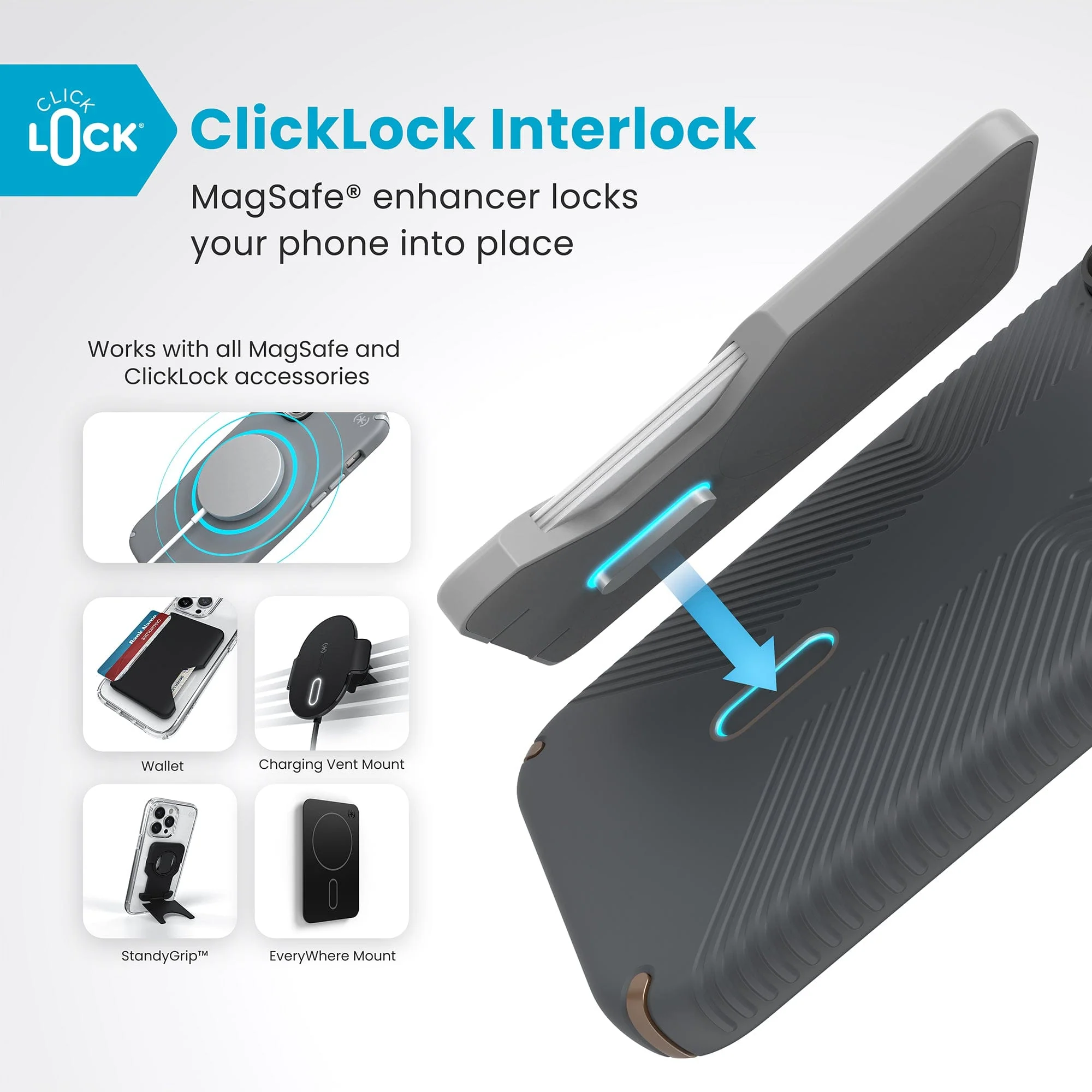 Presidio2 Grip MagSafe with ClickLock Apple iPhone 16 Pro Max Case - Image 42
