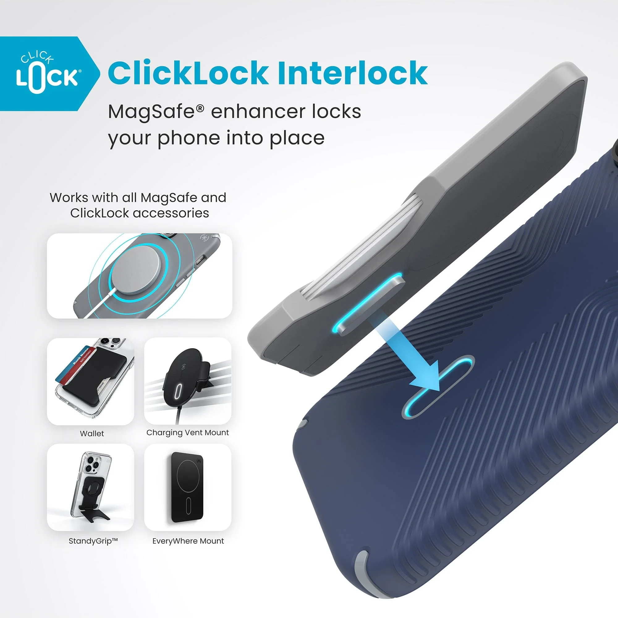 Presidio2 Grip MagSafe with ClickLock Apple iPhone 16 Pro Max Case - Image 52