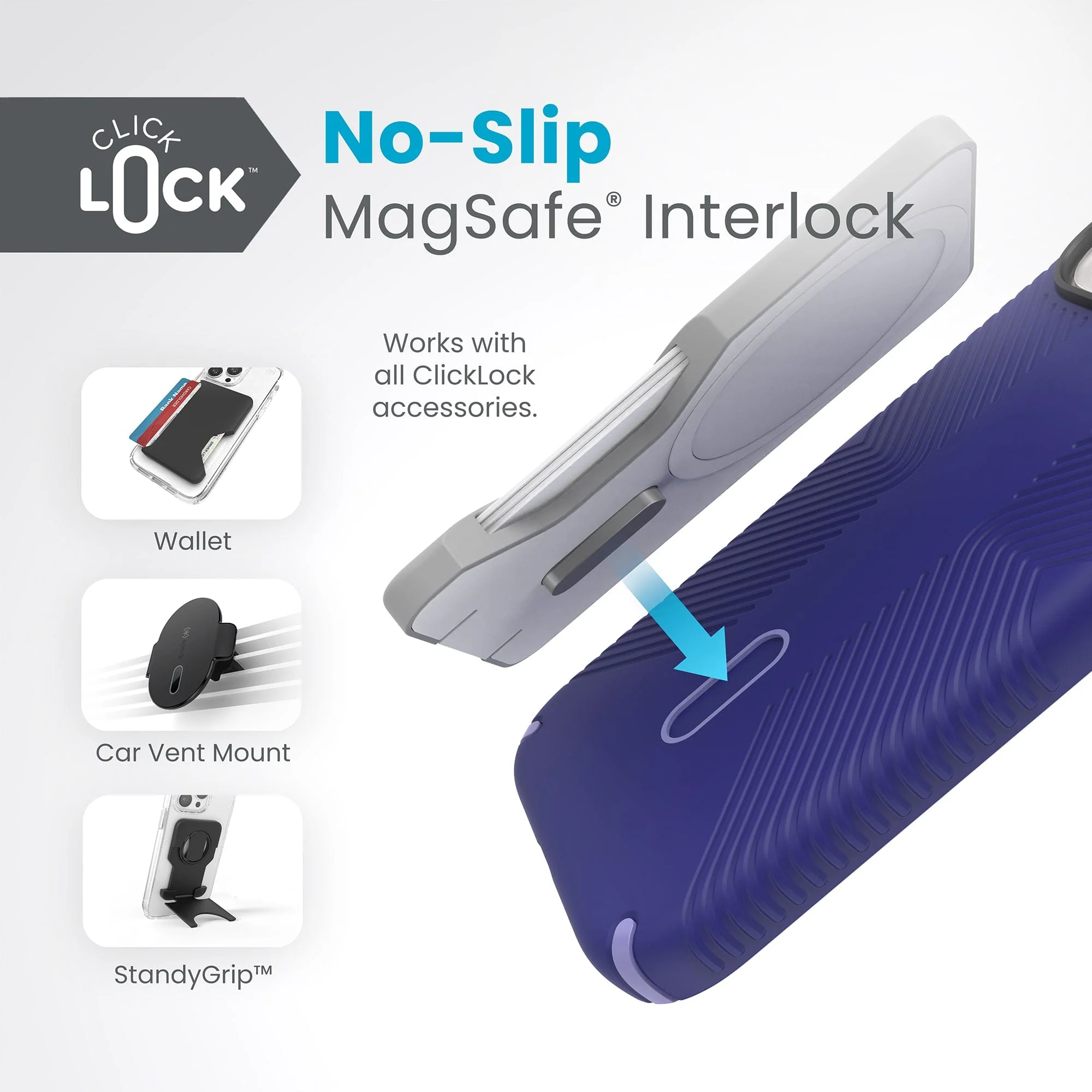 Presidio2 Grip MagSafe with ClickLock Apple iPhone 15 Case - Image 2