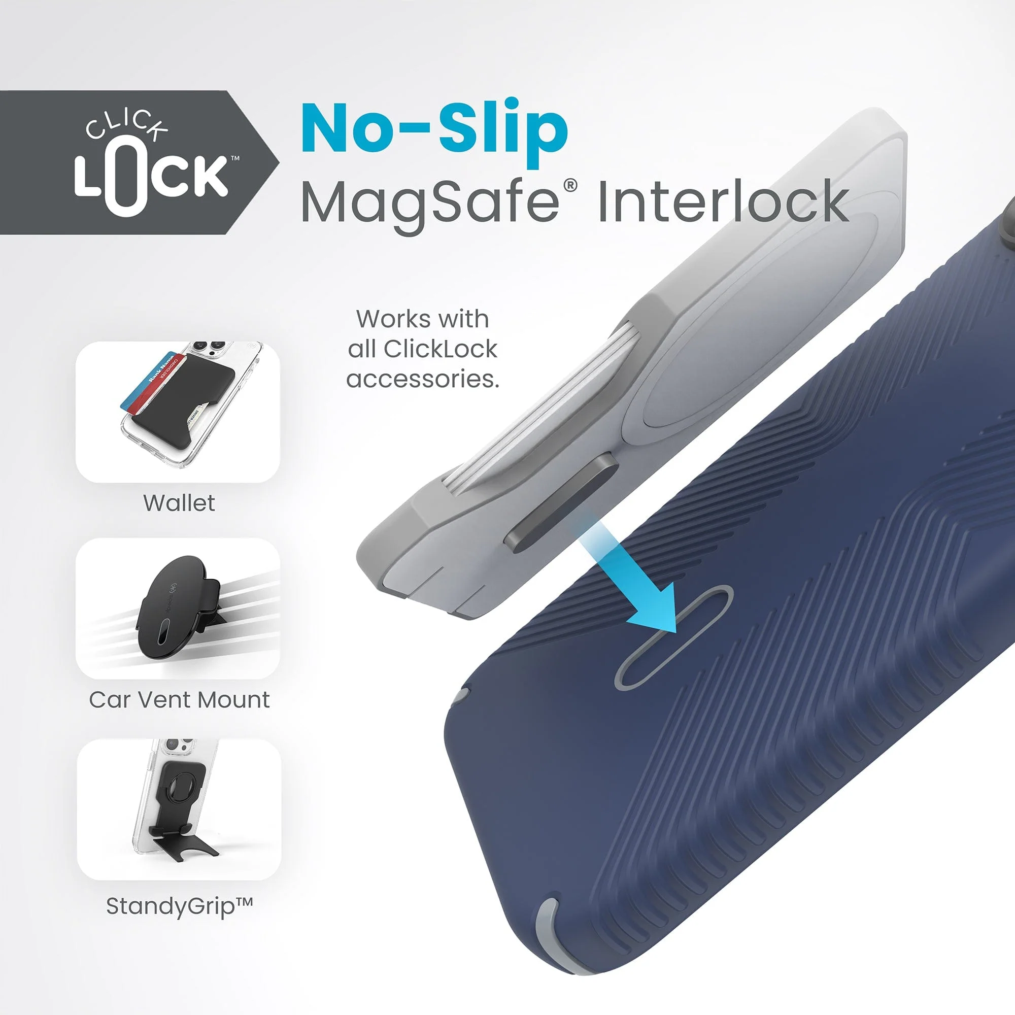 Presidio2 Grip MagSafe with ClickLock iPhone 15 Plus Cases - Image 19