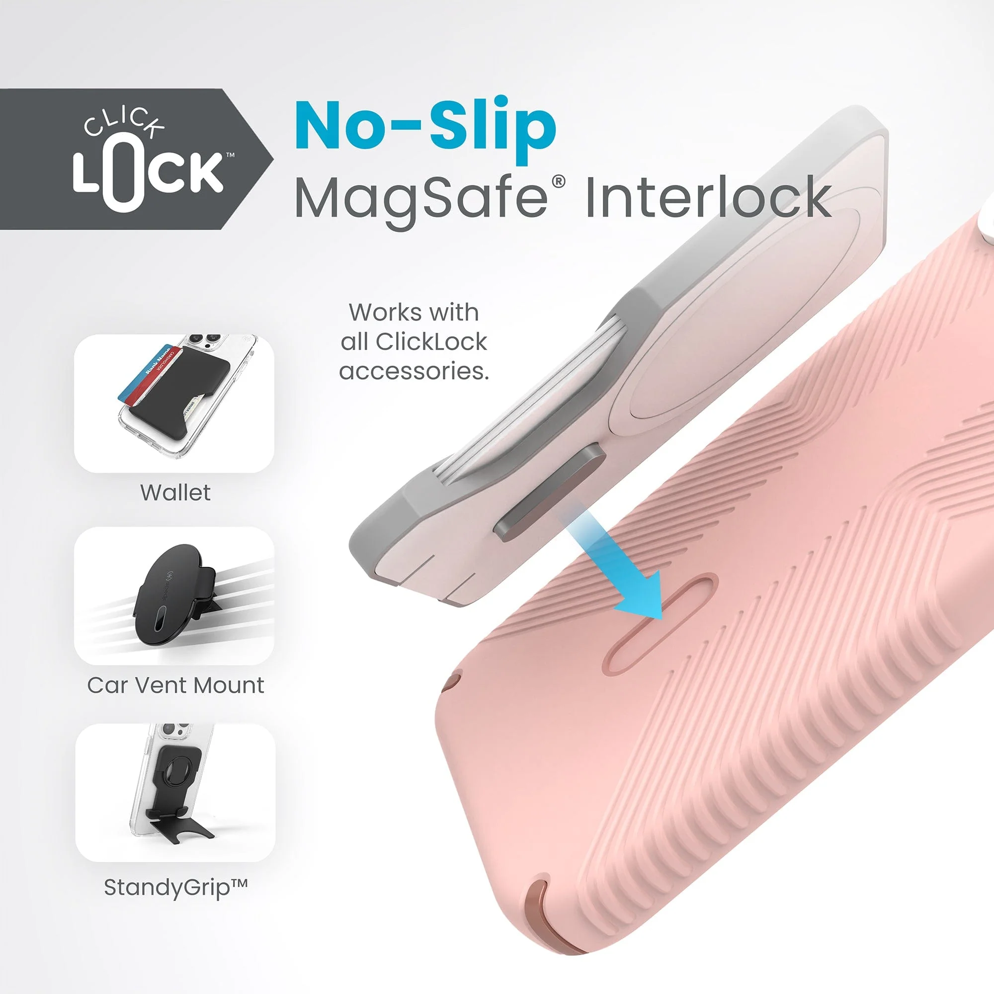 Presidio2 Grip MagSafe with ClickLock iPhone 15 Plus Cases - Image 46