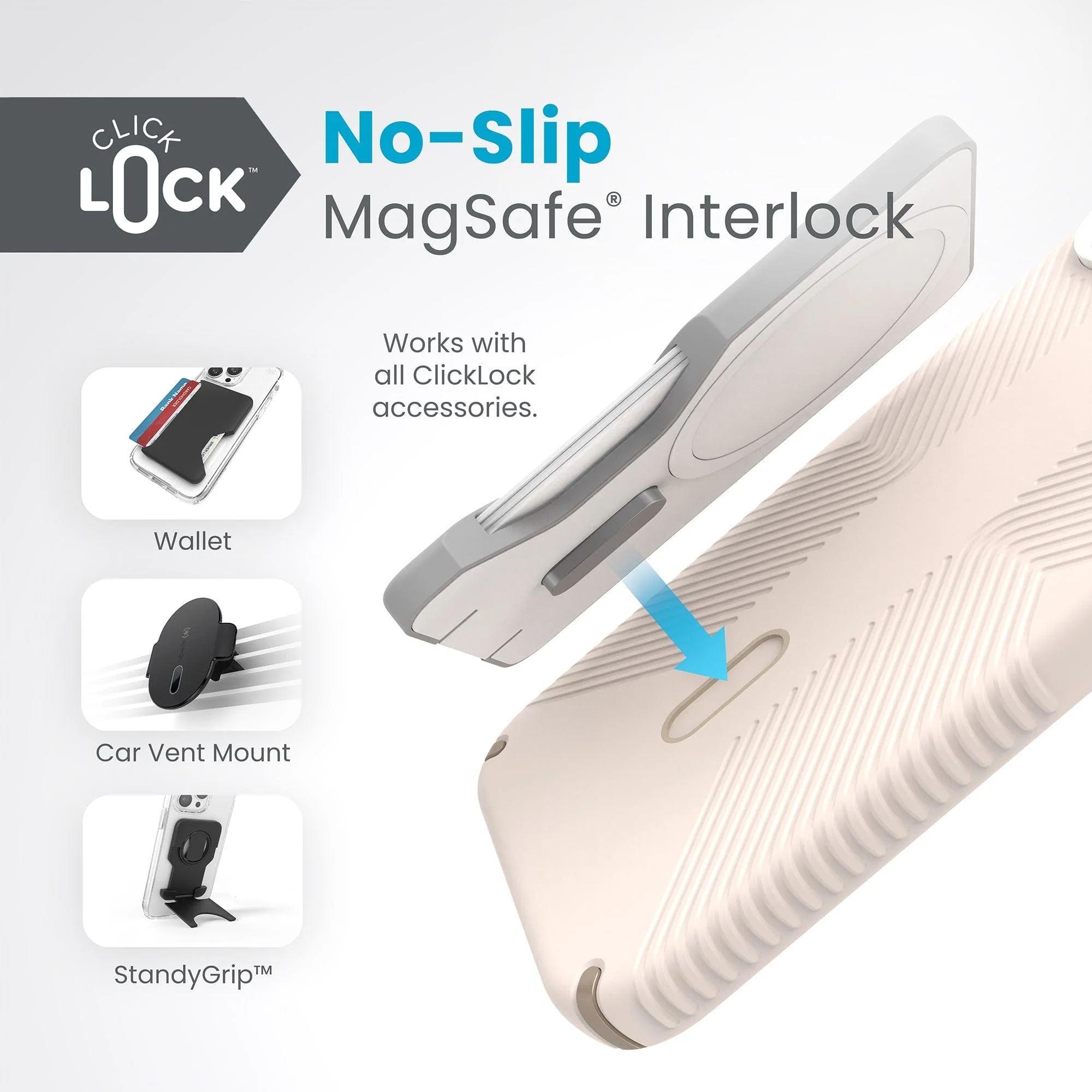 Presidio2 Grip MagSafe with ClickLock iPhone 15 Plus Cases - Image 55