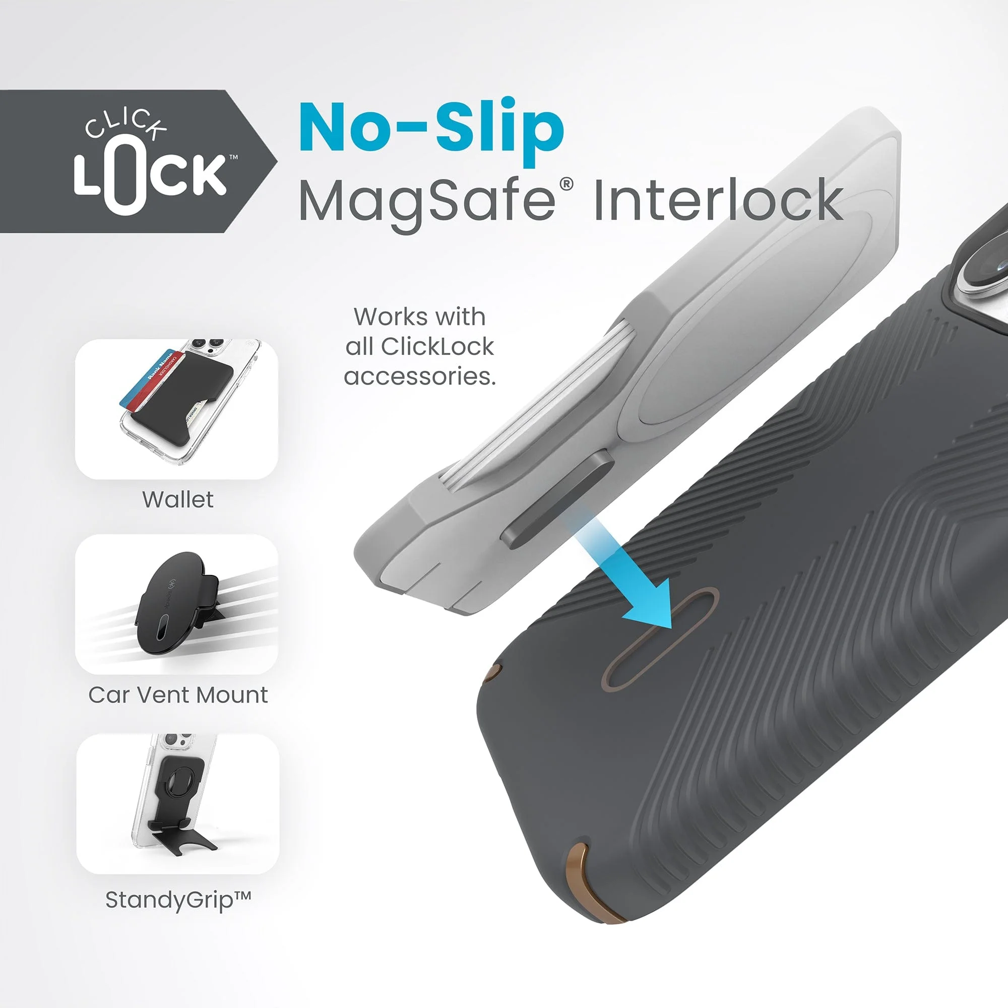 Presidio2 Grip MagSafe with ClickLock iPhone 15 Pro Cases - Image 38