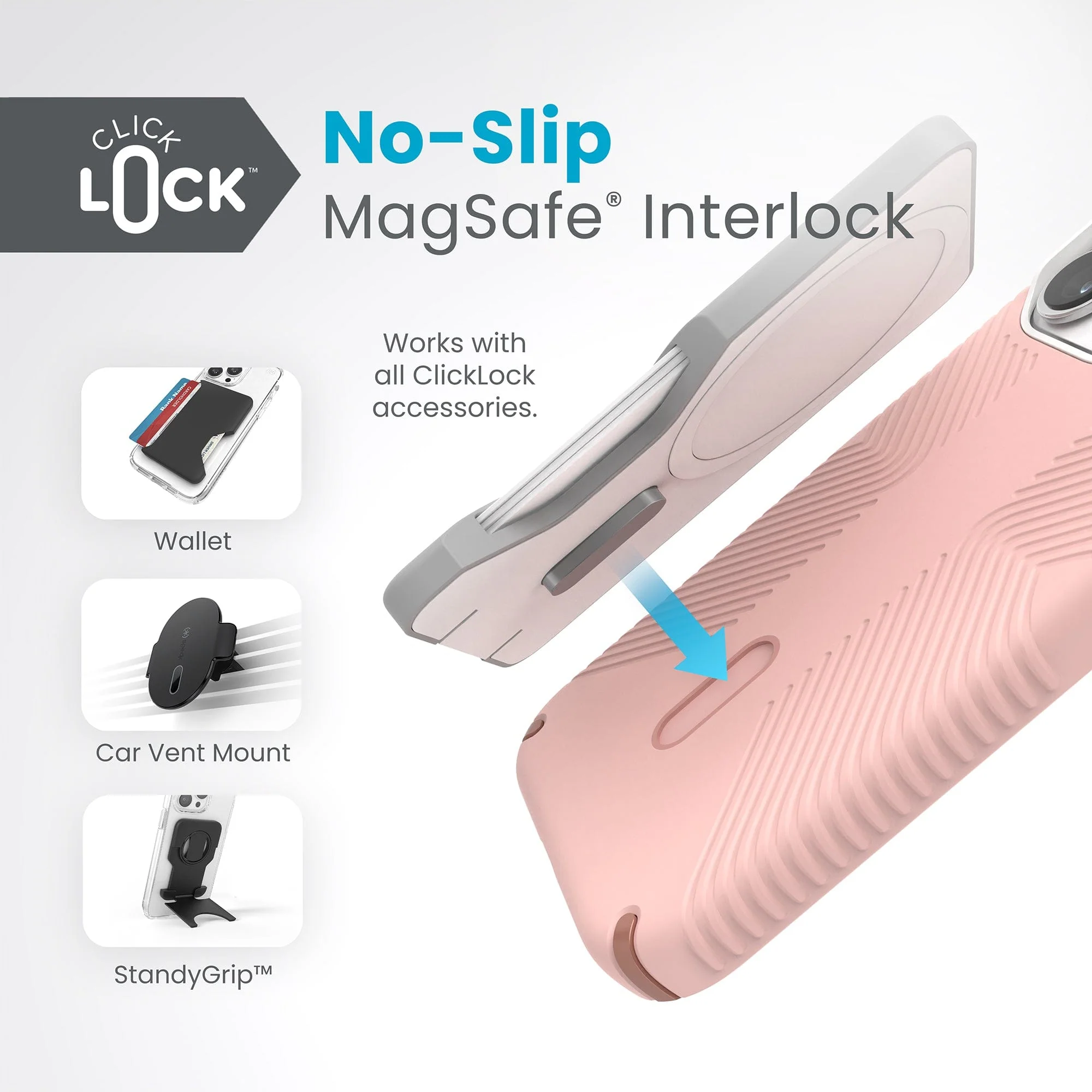 Presidio2 Grip MagSafe with ClickLock iPhone 15 Pro Cases - Image 47