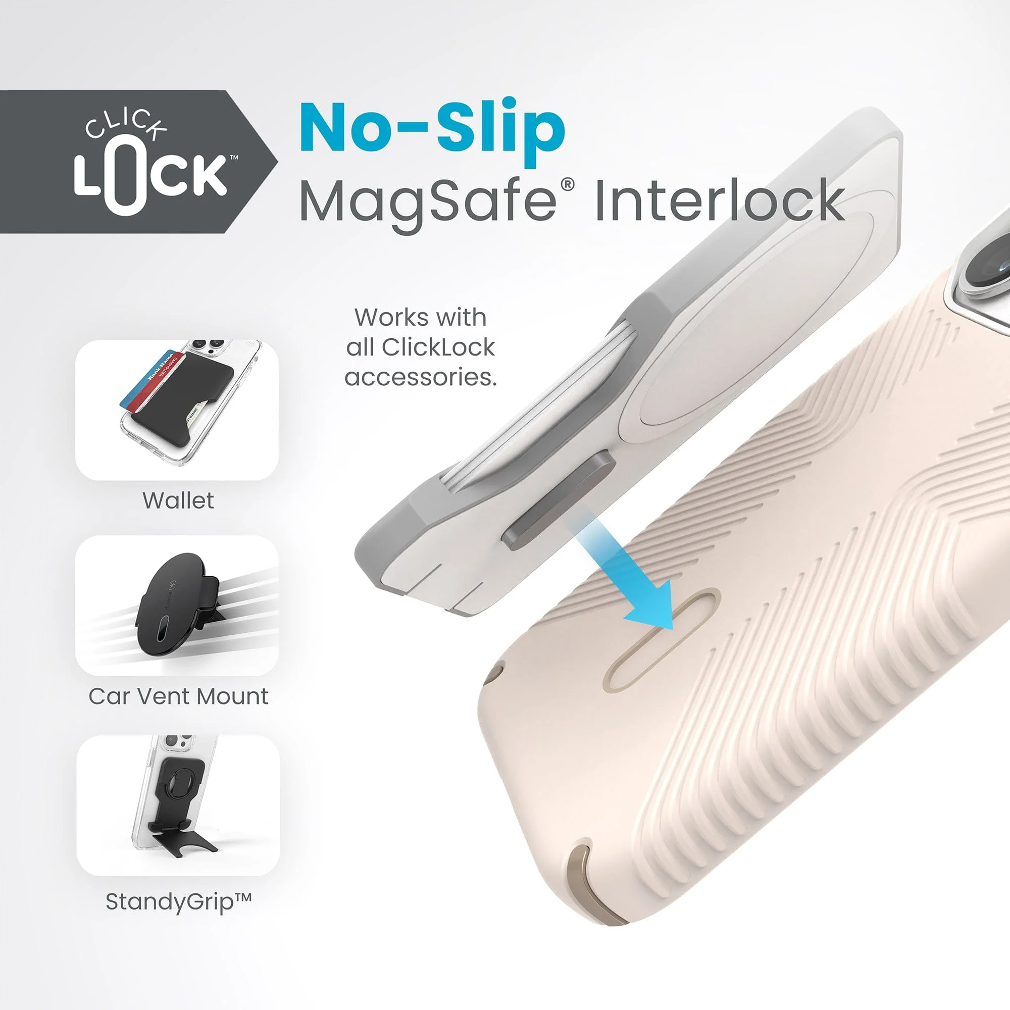 Presidio2 Grip MagSafe with ClickLock iPhone 15 Pro Cases - Image 56