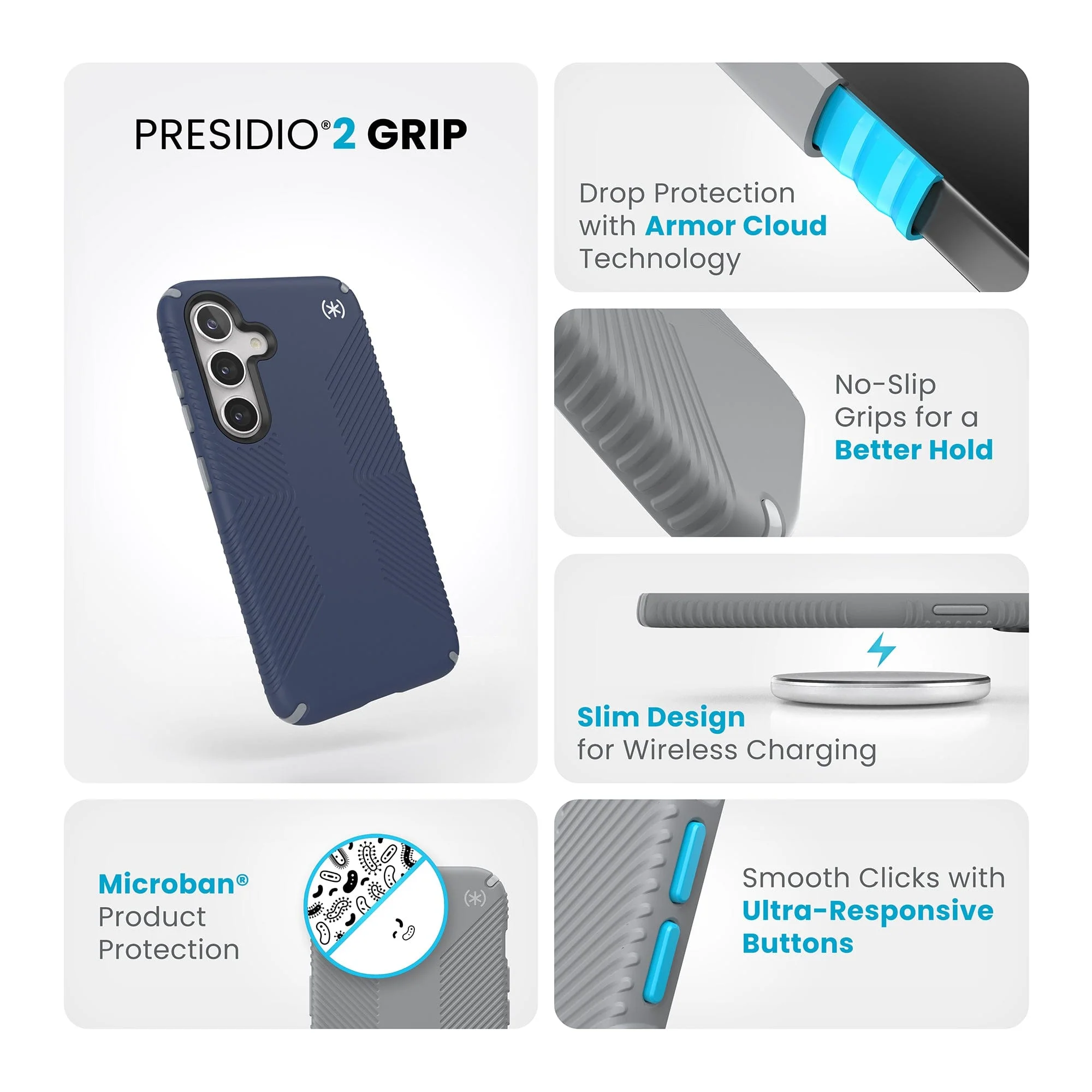 Presidio2 Grip Samsung Galaxy S24 Cases - Image 17