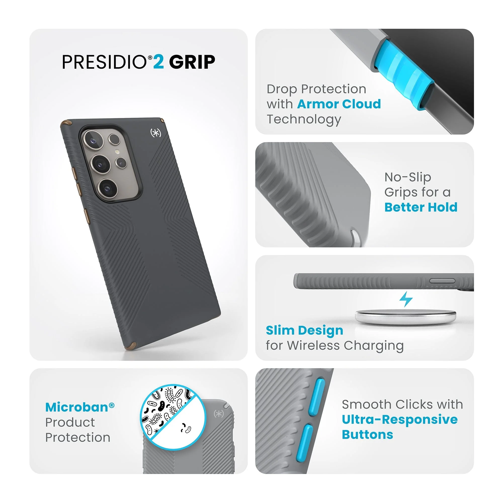 Presidio2 Grip Samsung Galaxy S24 Ultra Cases - Image 27
