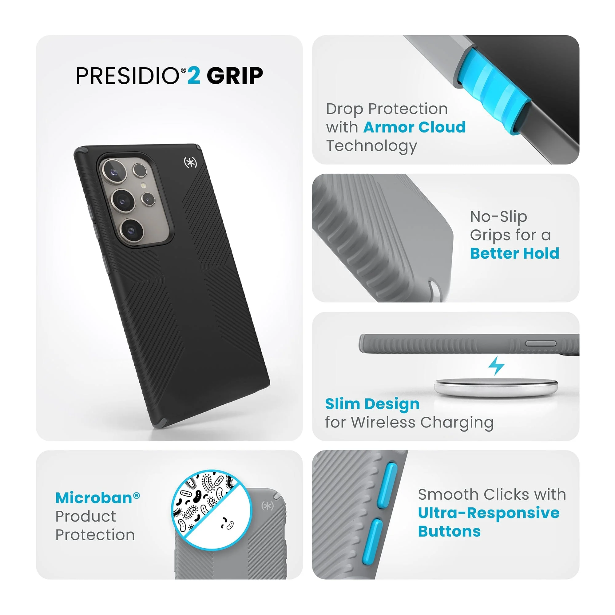 Presidio2 Grip Samsung Galaxy S24 Ultra Cases - Image 9