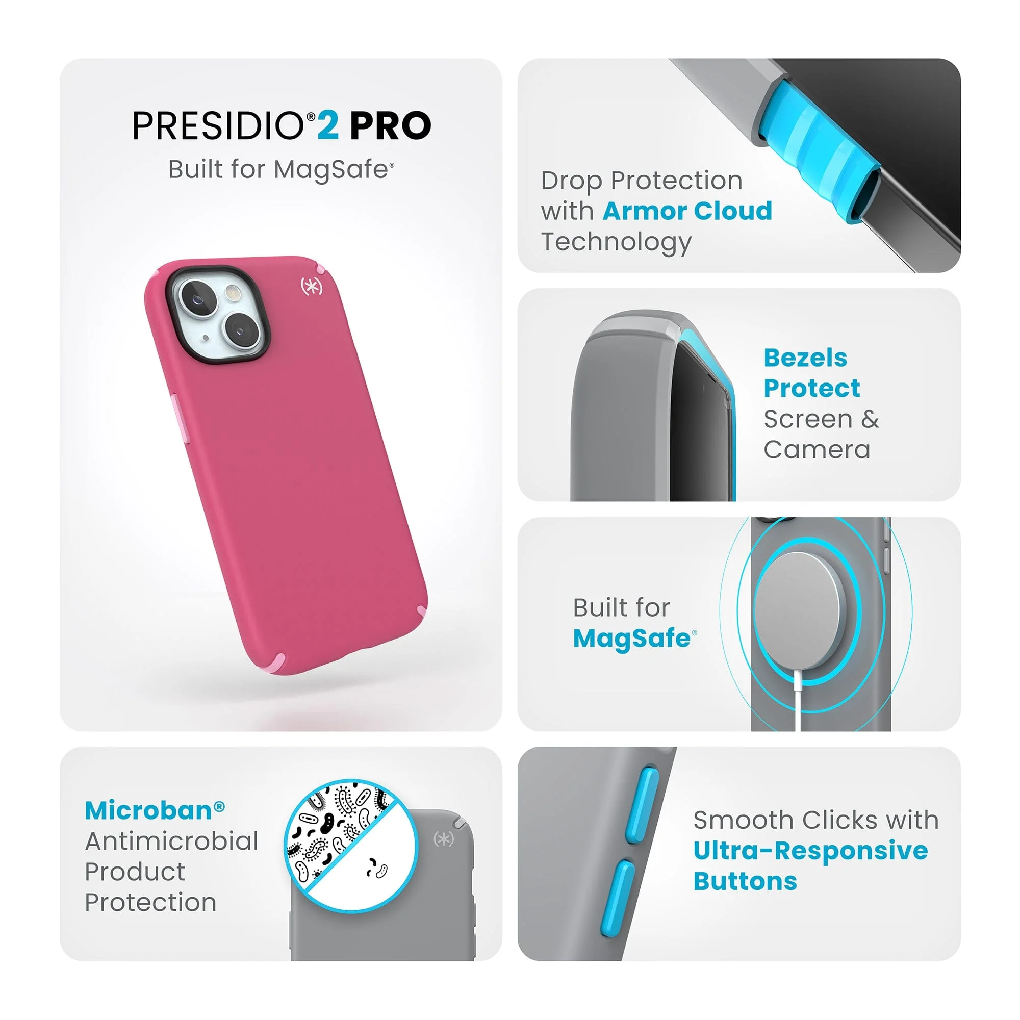 Presidio2 Pro MagSafe Apple iPhone 15 Case - Image 54