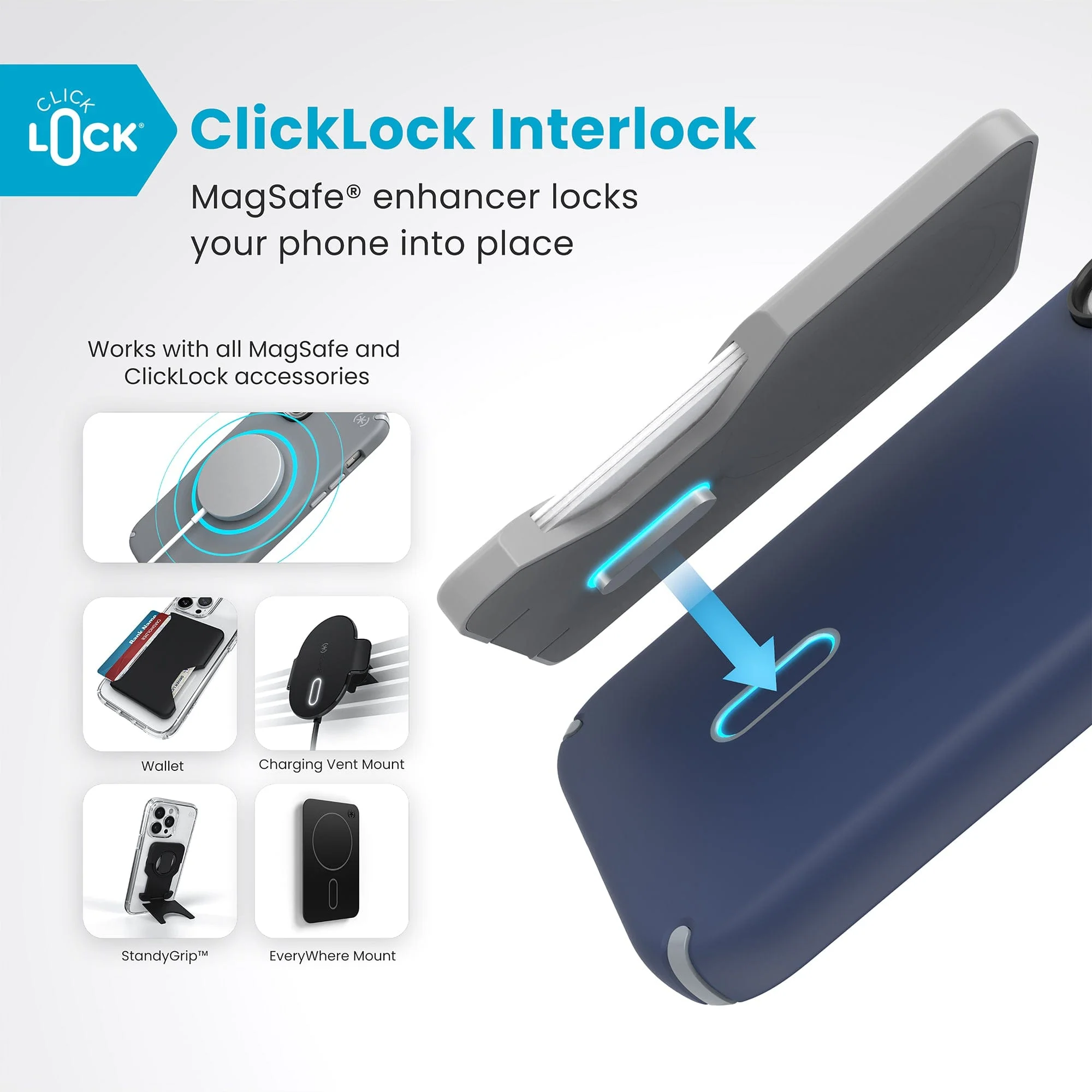 Presidio2 Pro MagSafe with ClickLock Apple iPhone 16 Case - Image 32