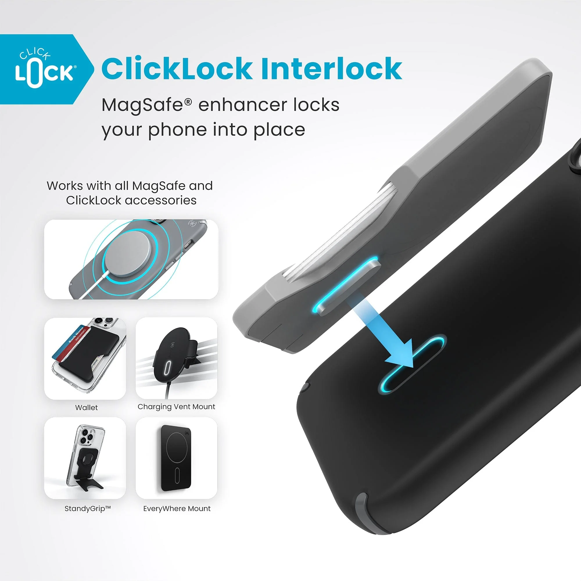 Presidio2 Pro MagSafe with ClickLock Apple iPhone 16 Case - Image 42