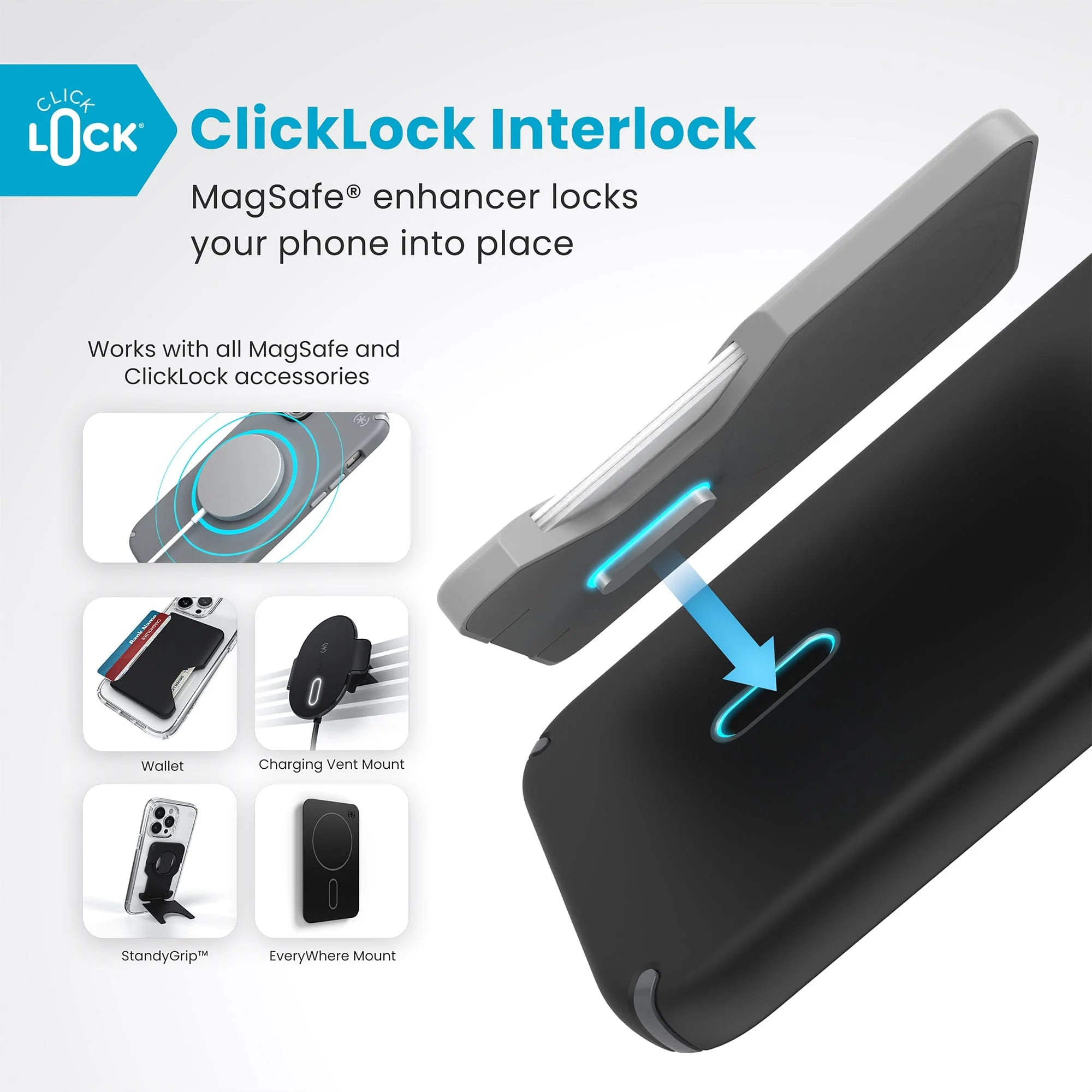 Presidio2 Pro MagSafe with ClickLock Apple iPhone 16 Plus Case - Image 42