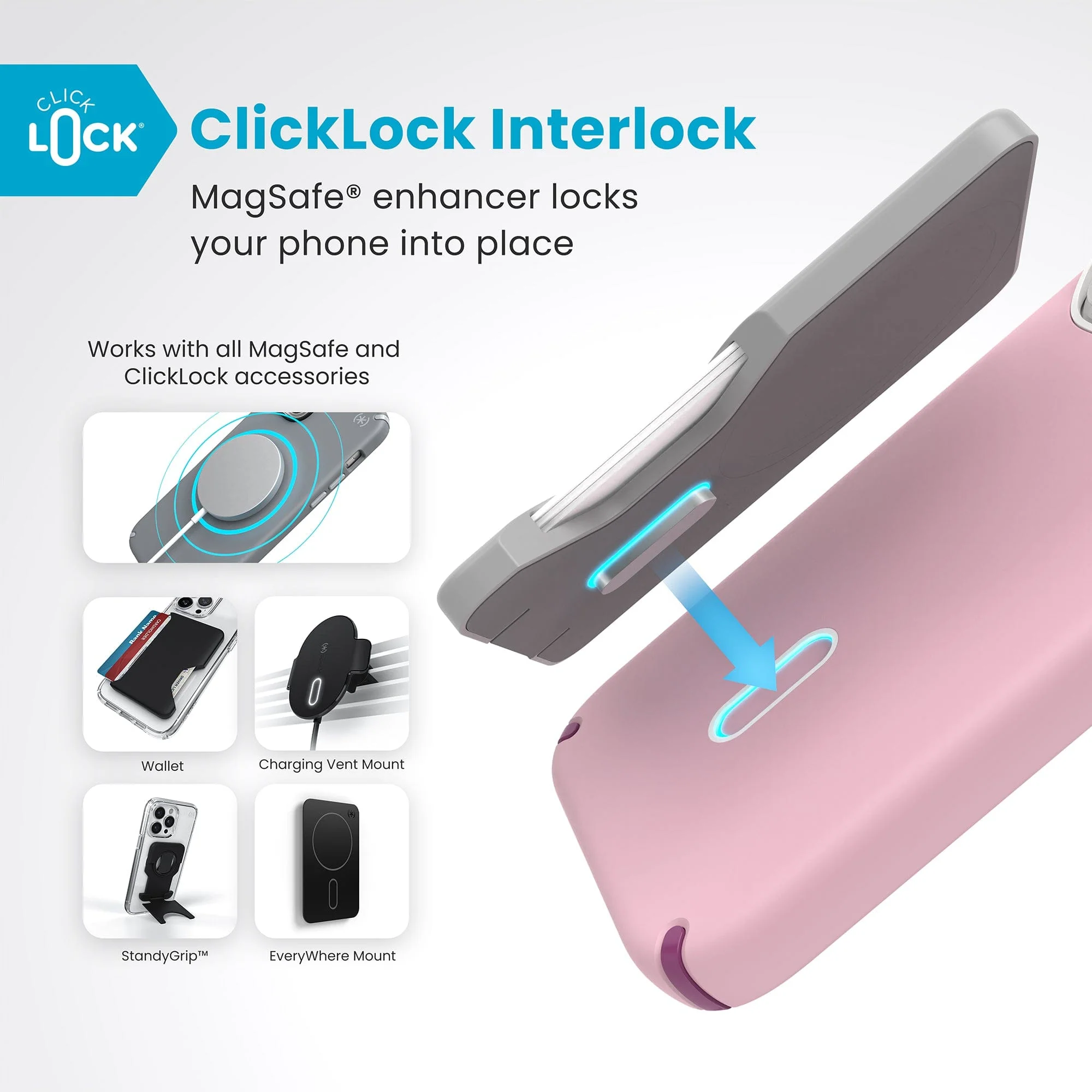 Presidio2 Pro MagSafe with ClickLock Apple iPhone 16 Pro Case - Image 2