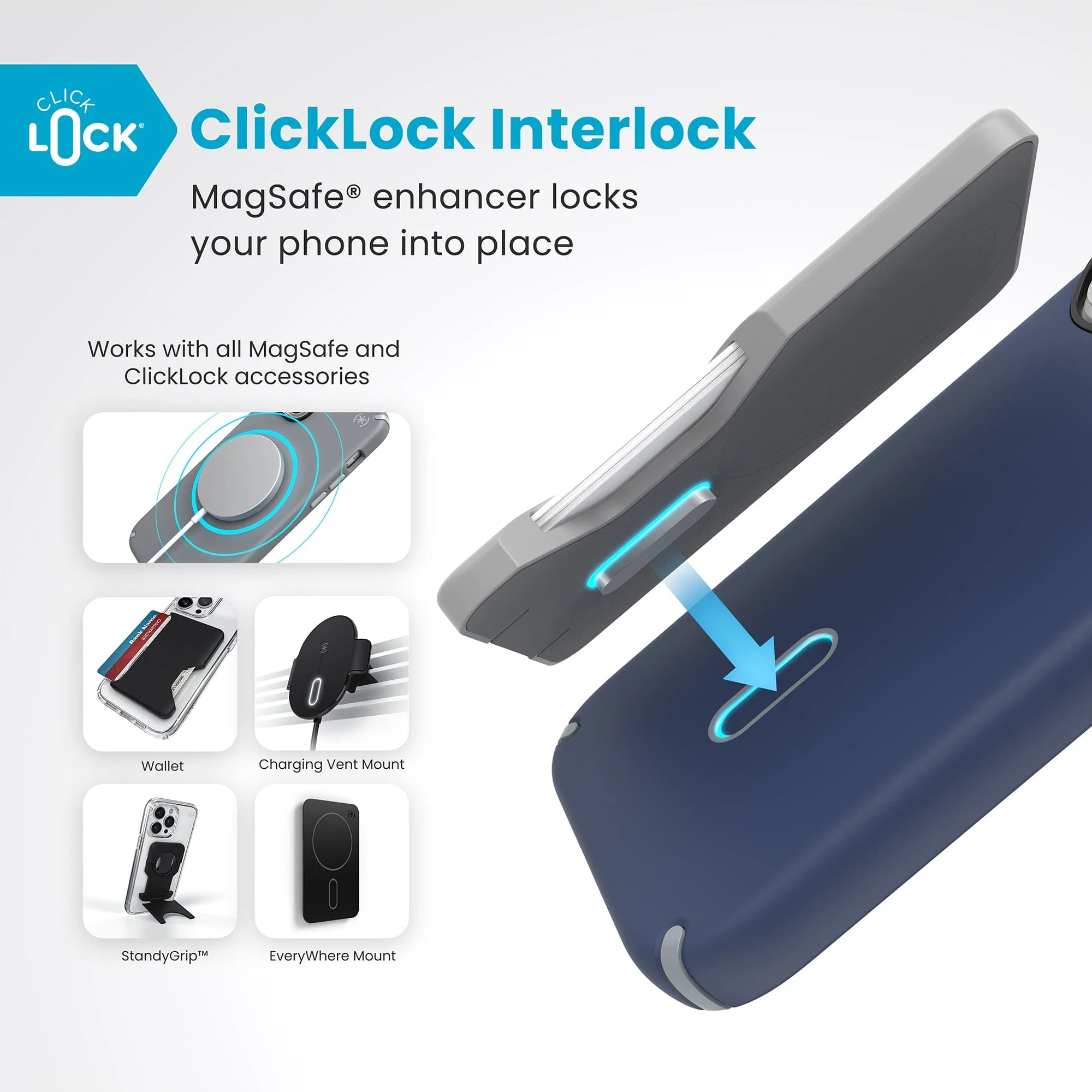 Presidio2 Pro MagSafe with ClickLock Apple iPhone 16 Pro Case - Image 32