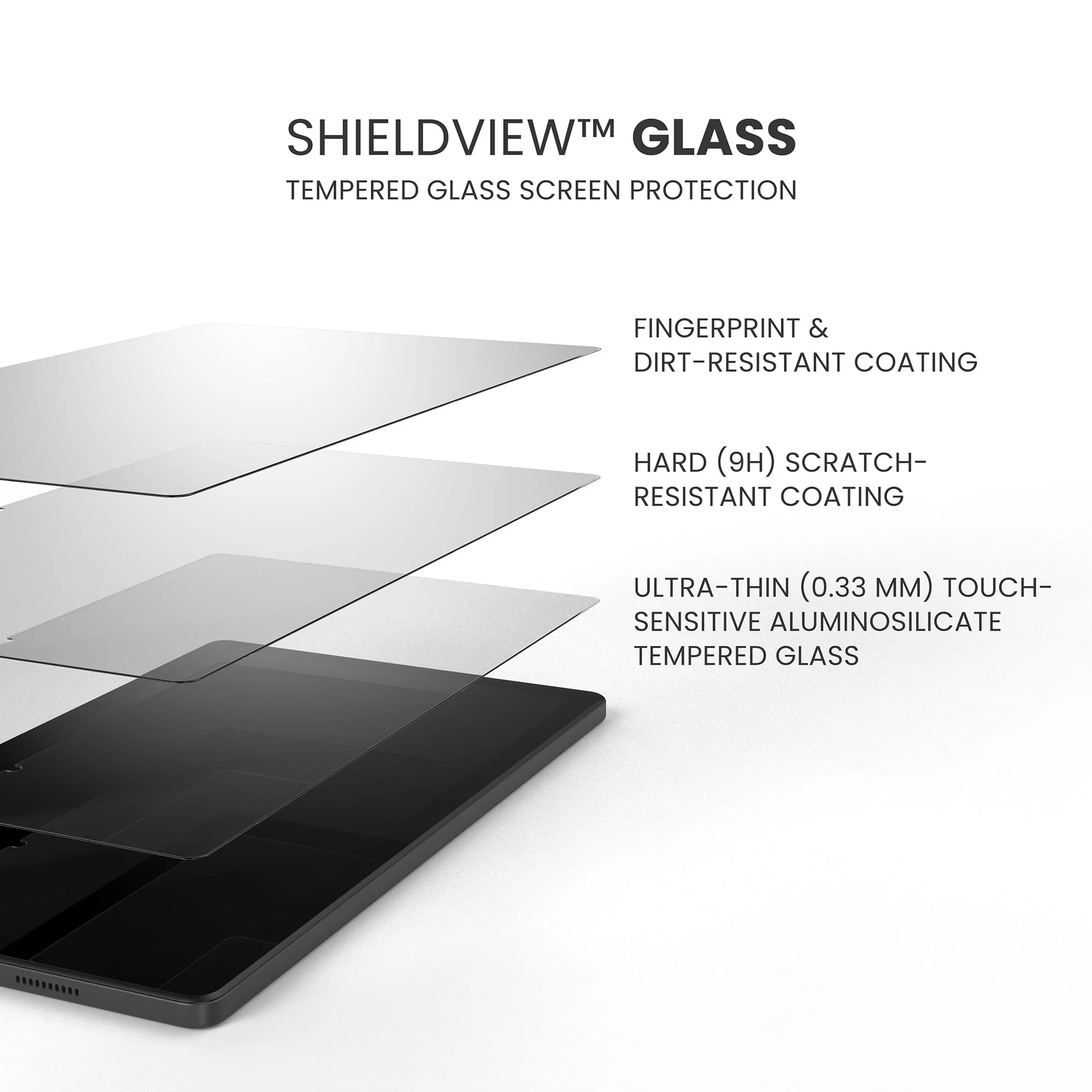 ShieldView Glass Samsung Galaxy Tab A9+/A11+ Screen Protector - Image 3